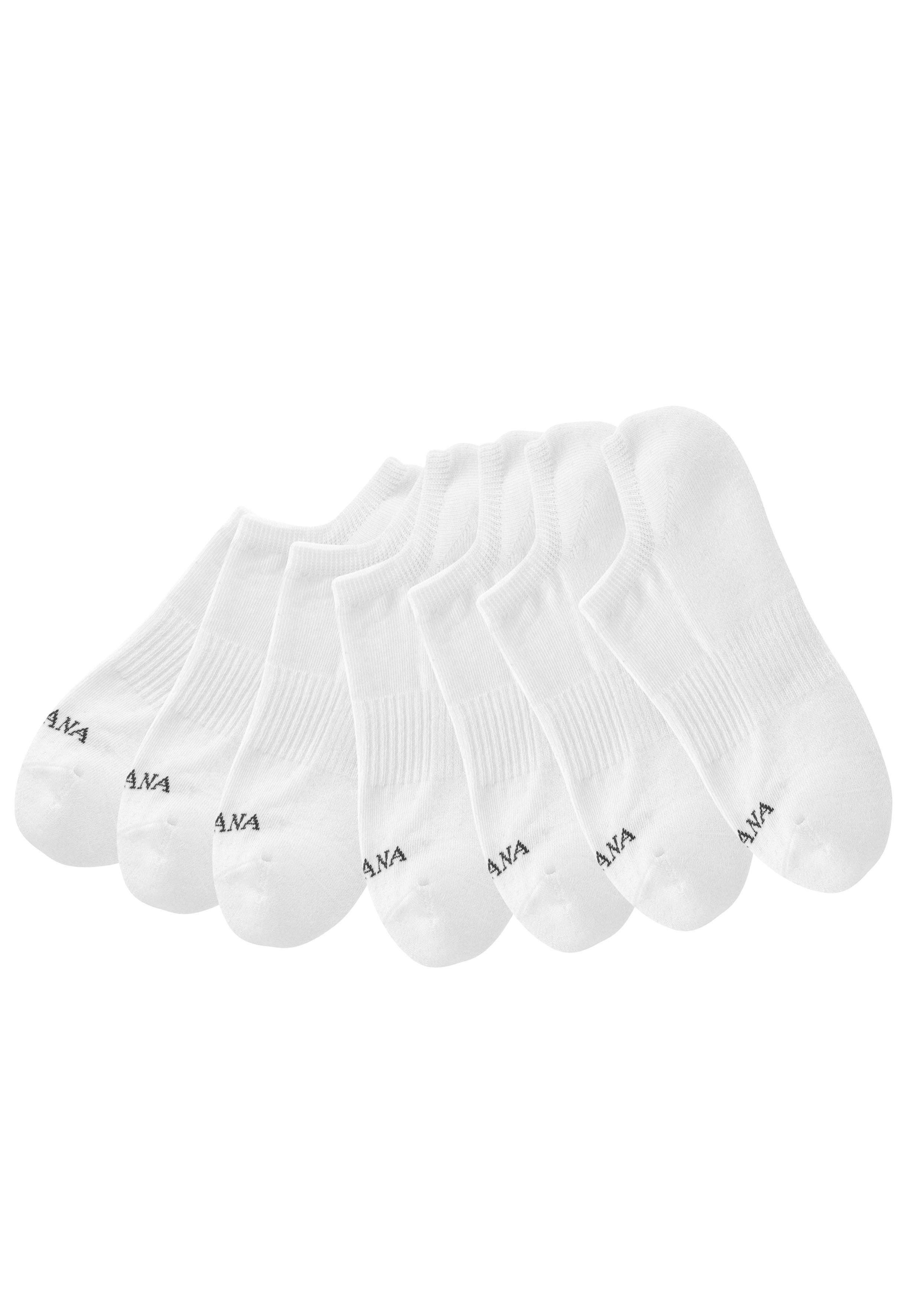 7-Paar) LASCANA Sneakersocken ACTIVE Fußfrottee mit (Set,