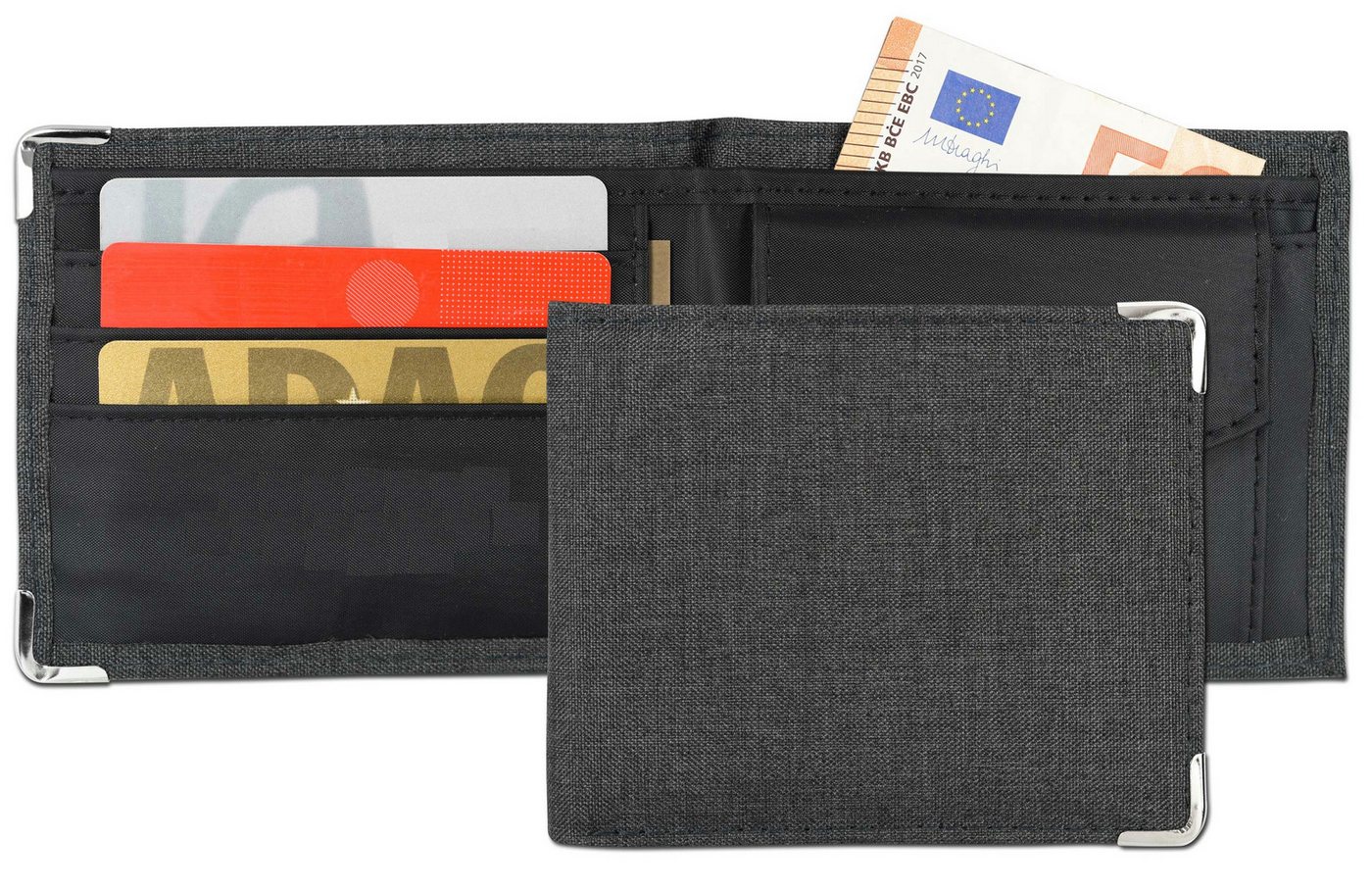 Best Offer Geldbörse Geldbörse / Portemonnaie / Farbe: grau