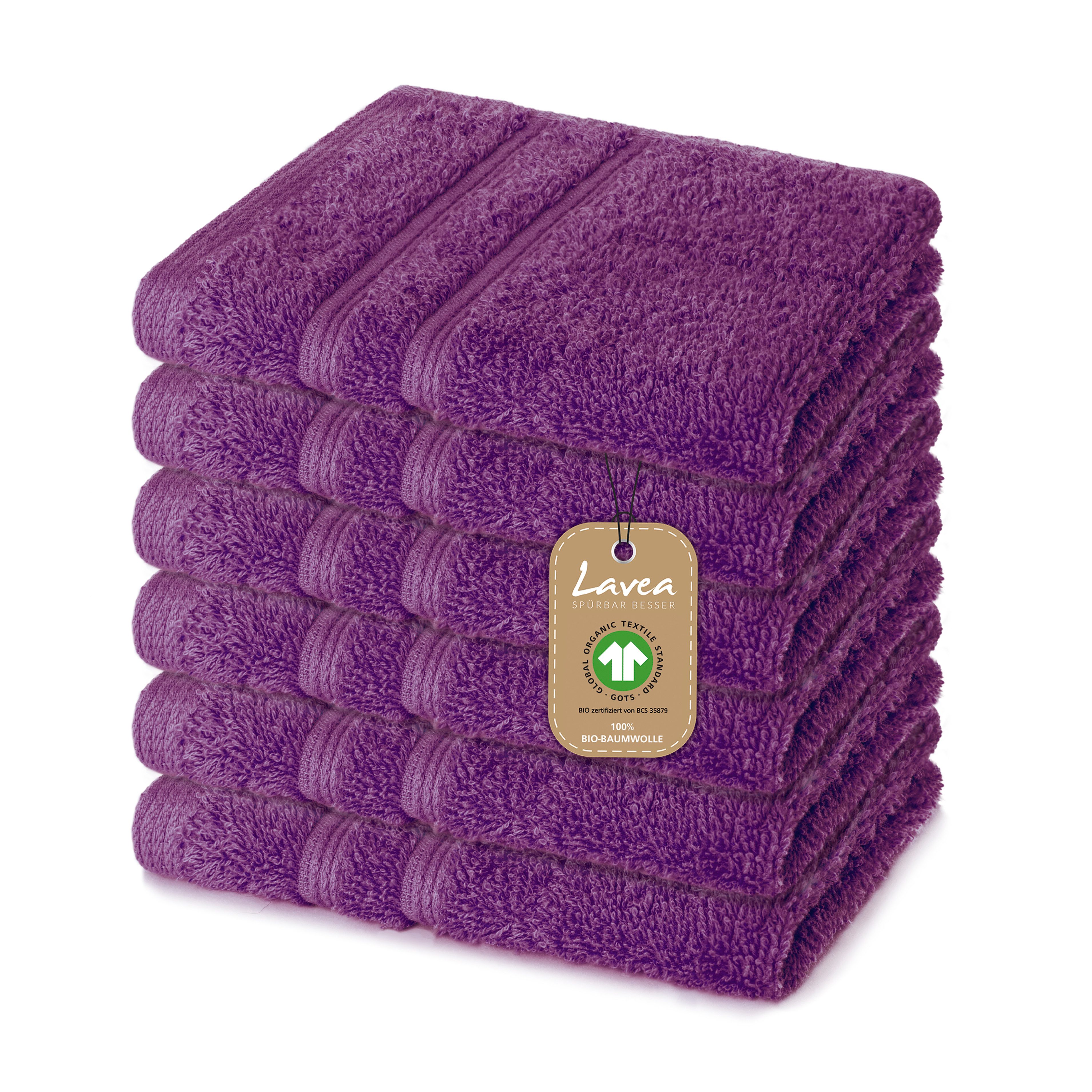 Lavea Handtuch Set Bio-Baumwoll Serie Bali, günstig online kaufen