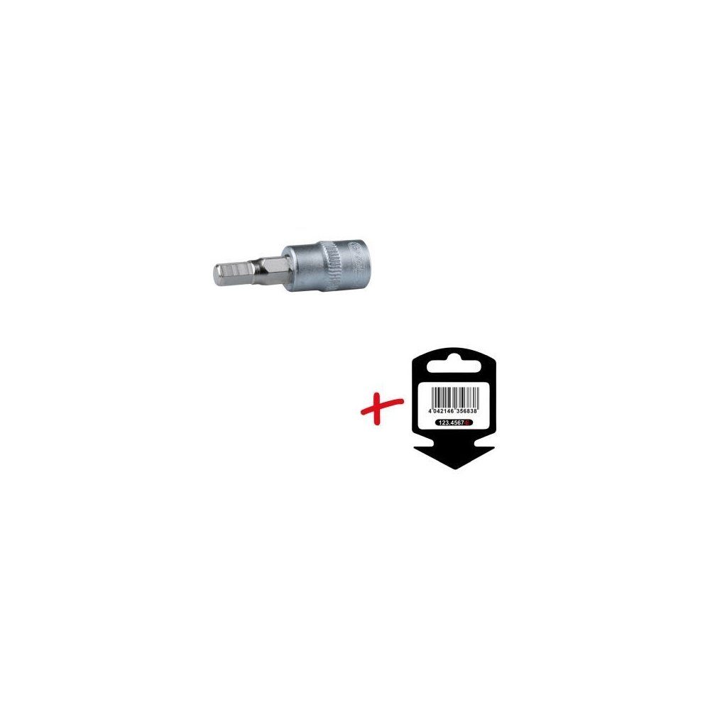 KS Tools Montagewerkzeug 1/4" Bit-Stecknuss Innensechskant 917.1434-E, 917.1434-E