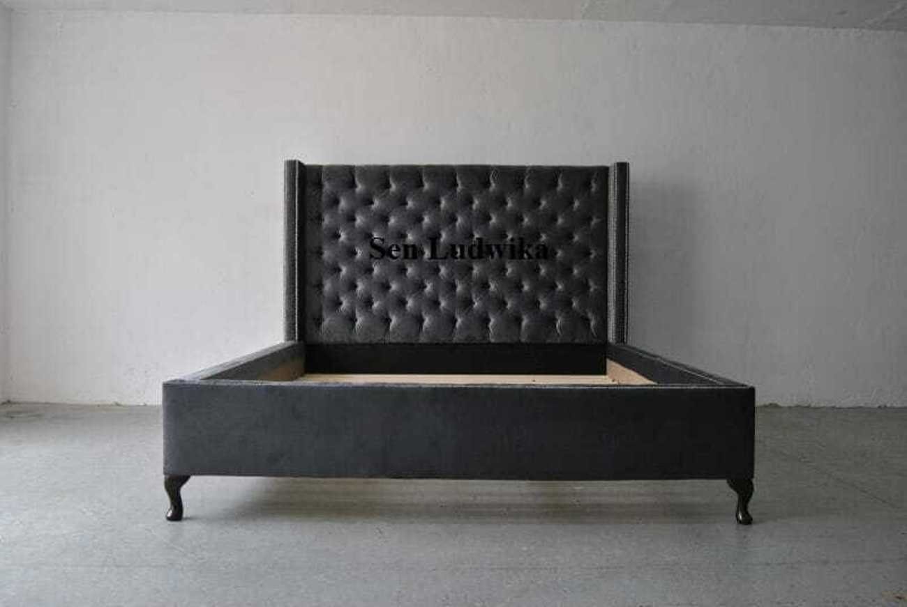 180x200cm Design Betten Schlaf Chesterfield Bett Zimmer Bett JVmoebel Luxus
