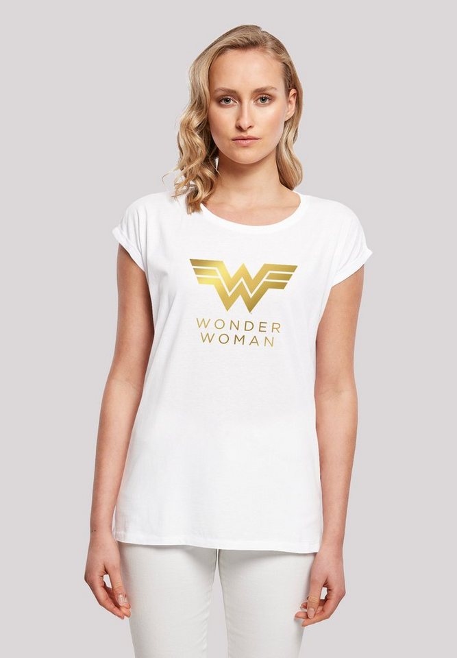 F4NT4STIC T-Shirt DC Comics Wonder Woman 84 Golden Logo Print