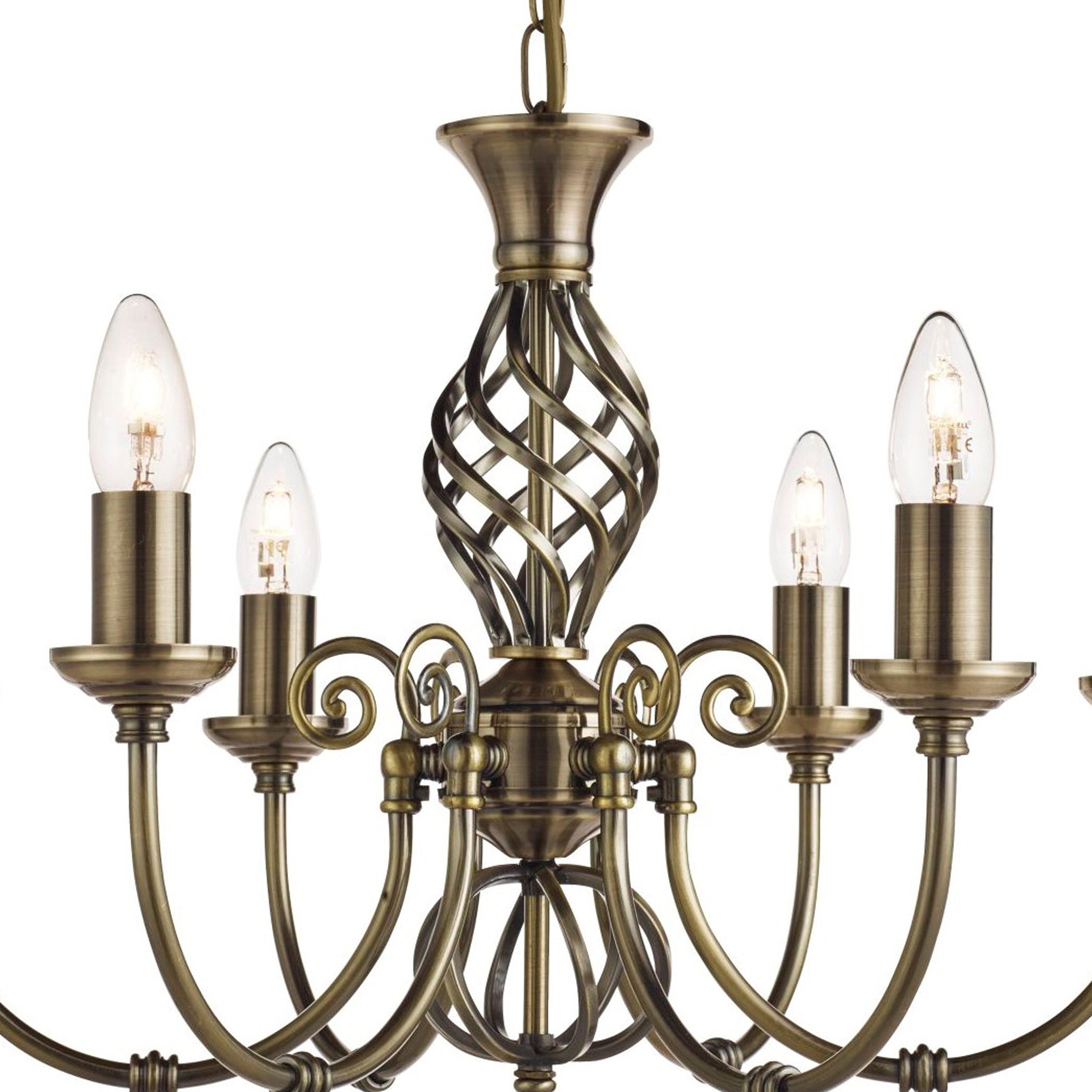 Searchlight Kronleuchter Zanzibar 6Lt Pendant, Leuchtmittel günstig online kaufen