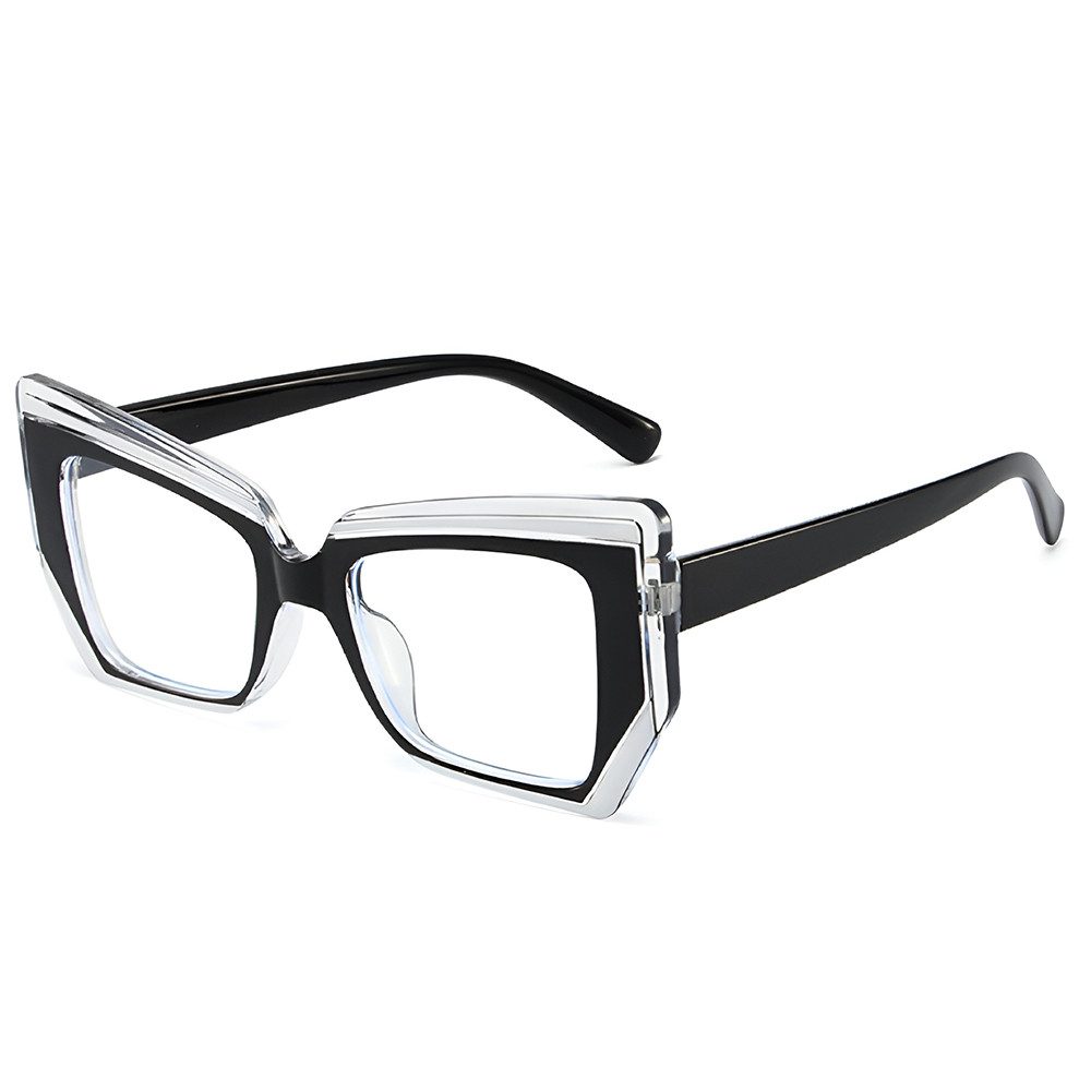 PACIEA Brille Damen Damen Herren Mehrfarbig Blaulichtfilter Oversized Anti-Müdigkeit