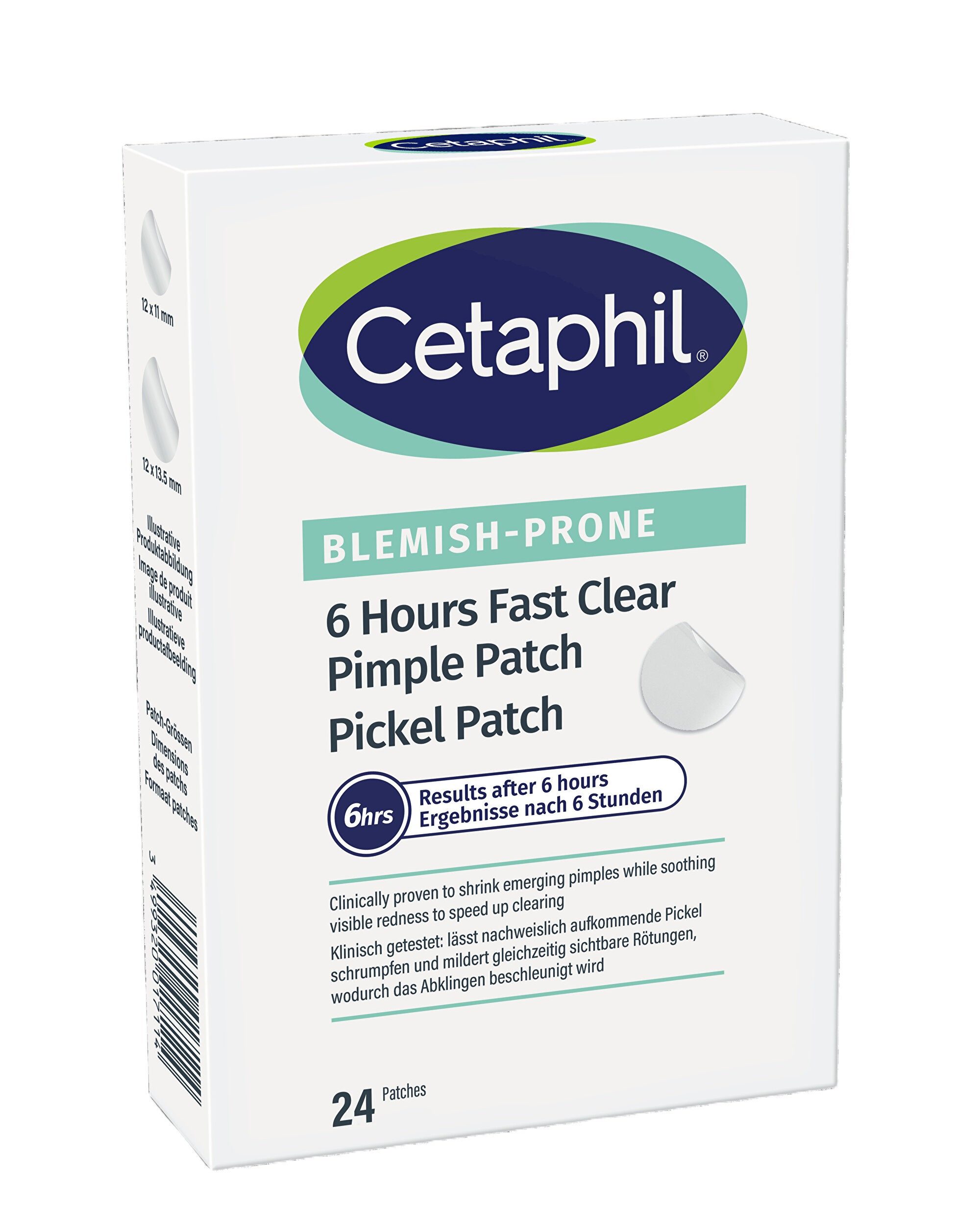 Cetaphil Anti-Pickel-Pflaster Topische Aknepflaster 6 Hour Fast Clear Pickel Patch