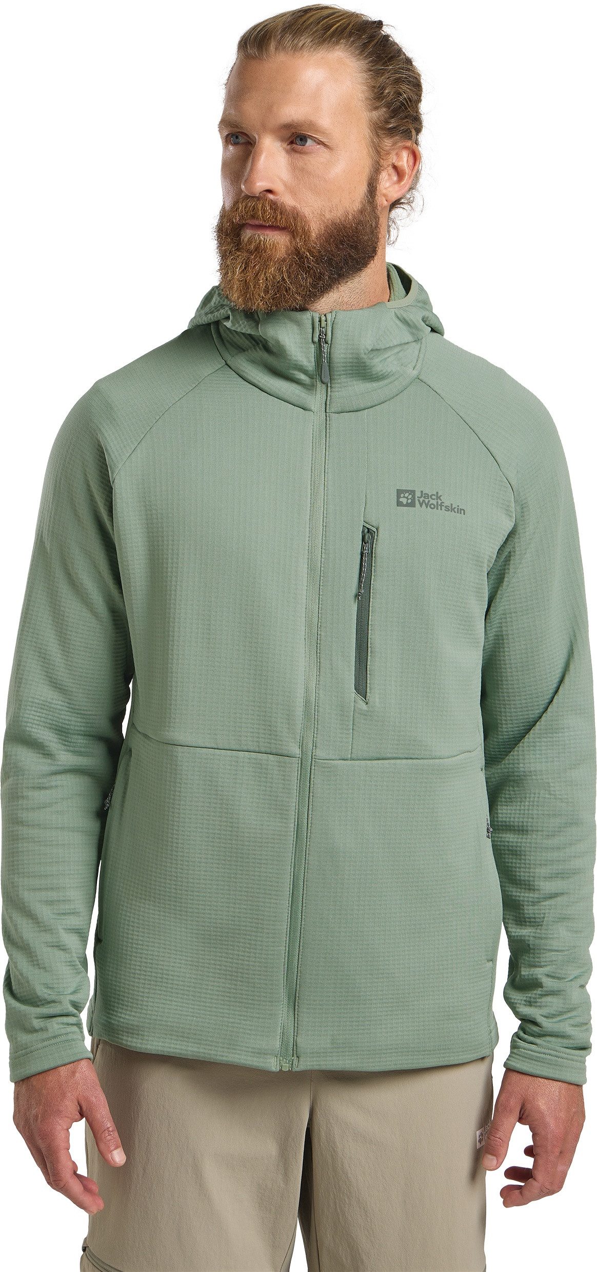 Jack Wolfskin Fleecejacke KOLBENBERG HOODED FZ günstig online kaufen