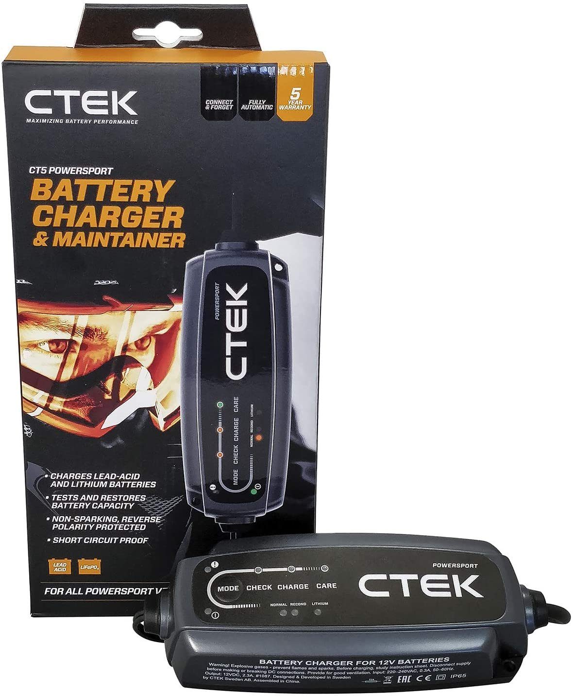 CTEK CTEK 40-310 CT5 Powersport Batterieladegerät Autobatterie-Ladegerät