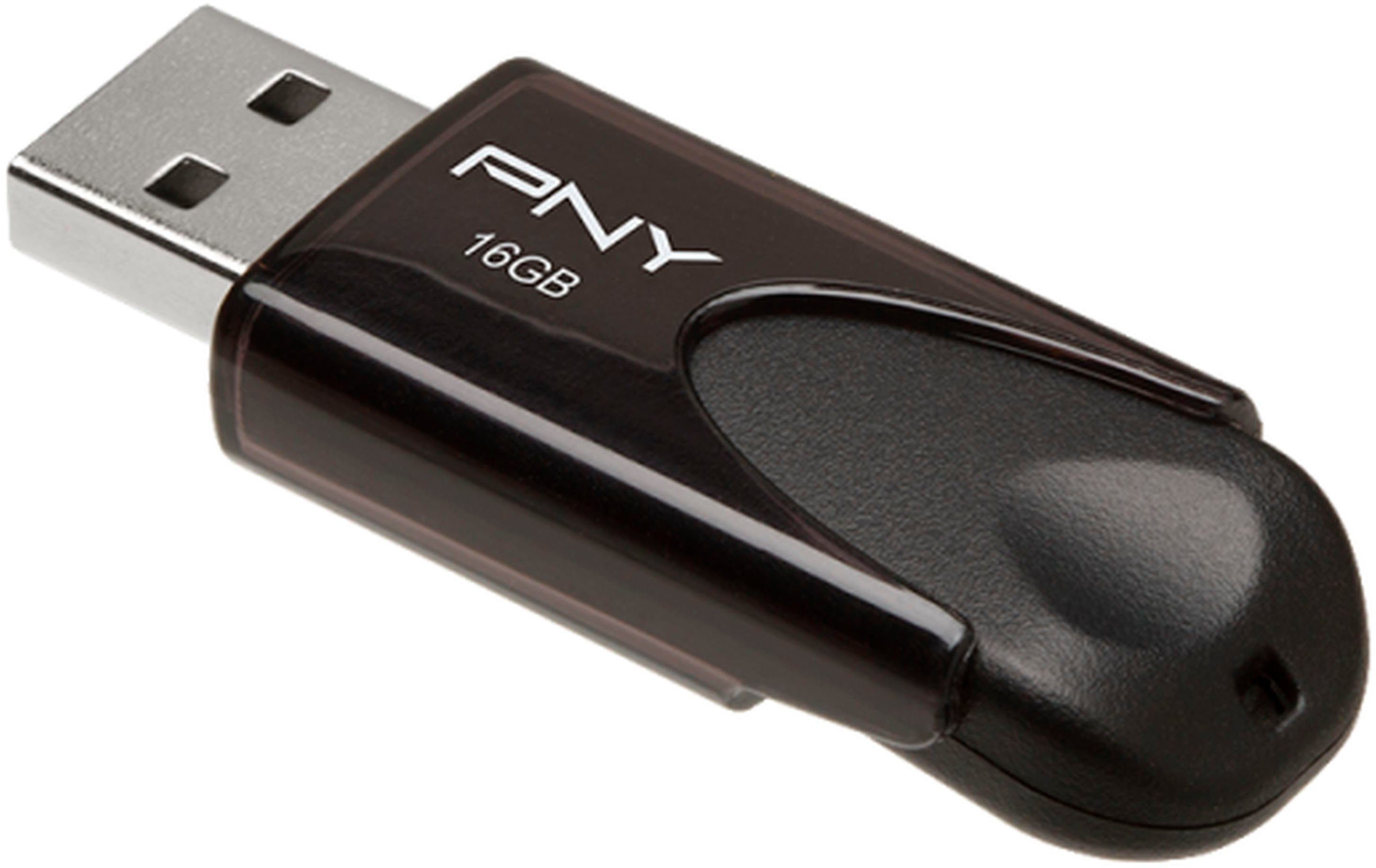 PNY Attaché 4 2.0 USB-Stick (USB 2.0, Lesegeschwindigkeit 25 MB/s)