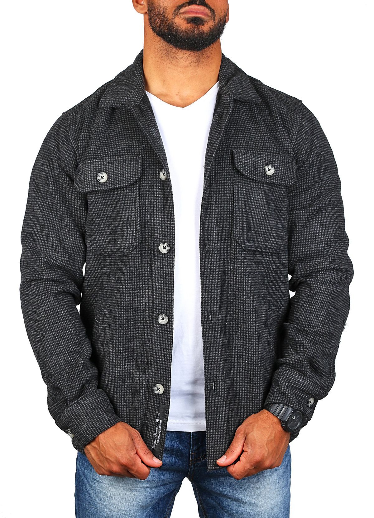 CARISMA Flanellhemd warmes Herren Flanell Hemd mit dicker weicher Qualität 8541-8543-8530 Regular Langarm Kentkragen Gestreift