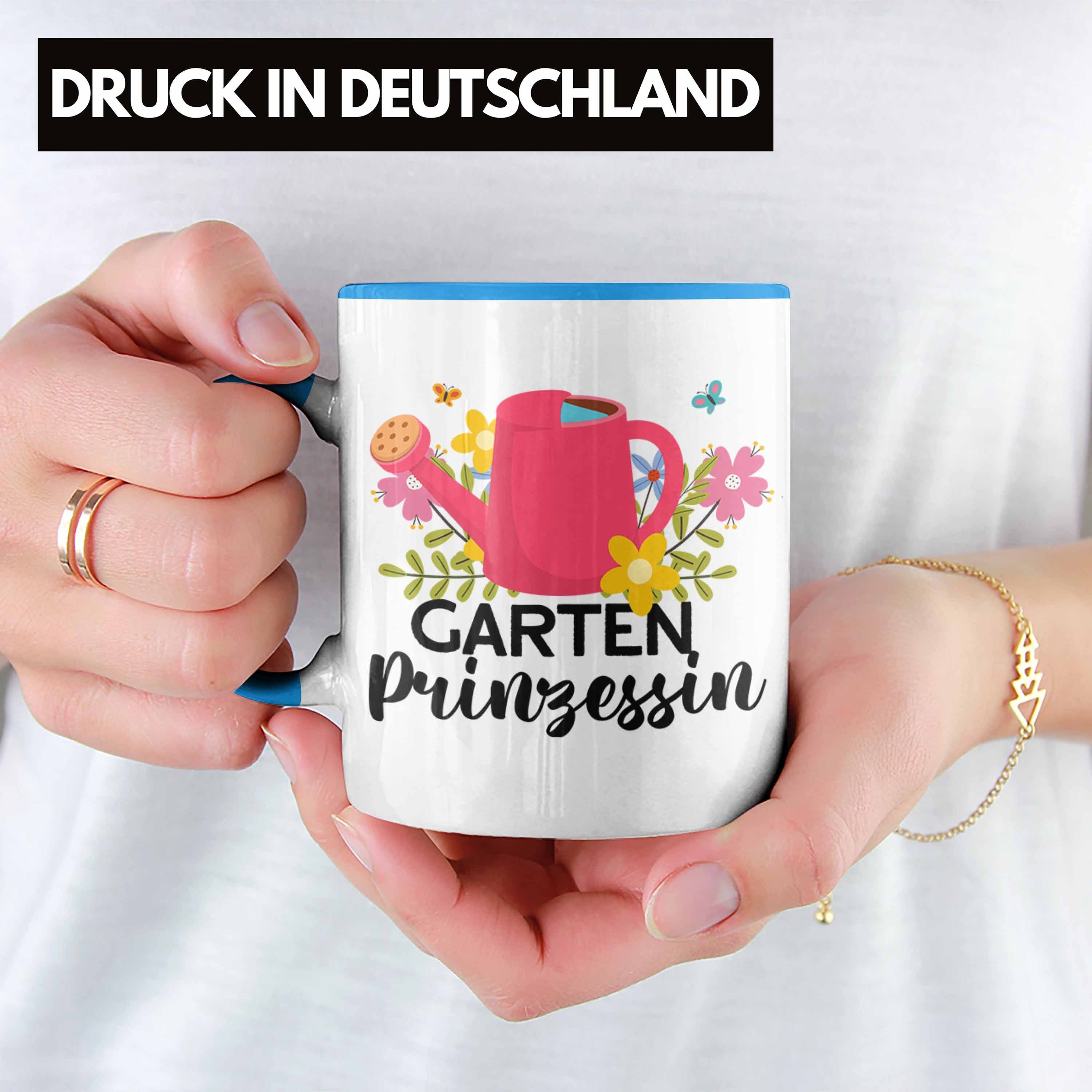 Gärtnerin Trendation Tasse Geschenkidee Tasse Prinzessin Rentnerin Weiss Garten Trendation Geschenk -