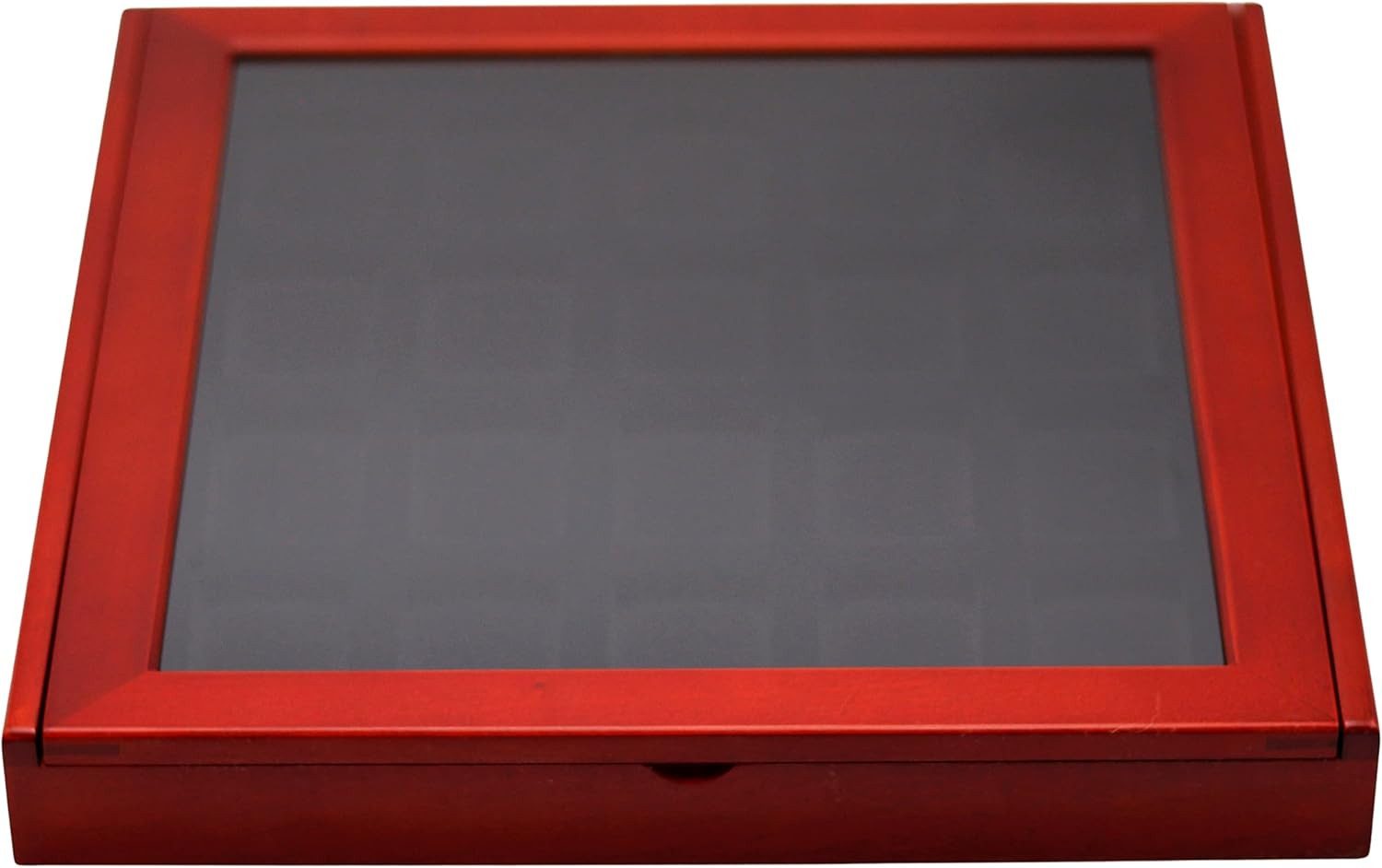 meytrade Hängevitrine Sammlervitrine für 20 (Zippo) Feuerzeuge aus Holz mit Glasdeckel aus Holz in 3 Ausführungen für Zippo Sammler – Bild 3 von 3