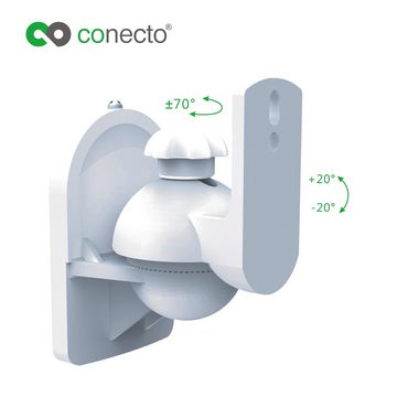 conecto conecto CC50298 Lautsprecher Universal-Wandhalterung, neigbar: -20° Lautsprecher-Wandhalterung