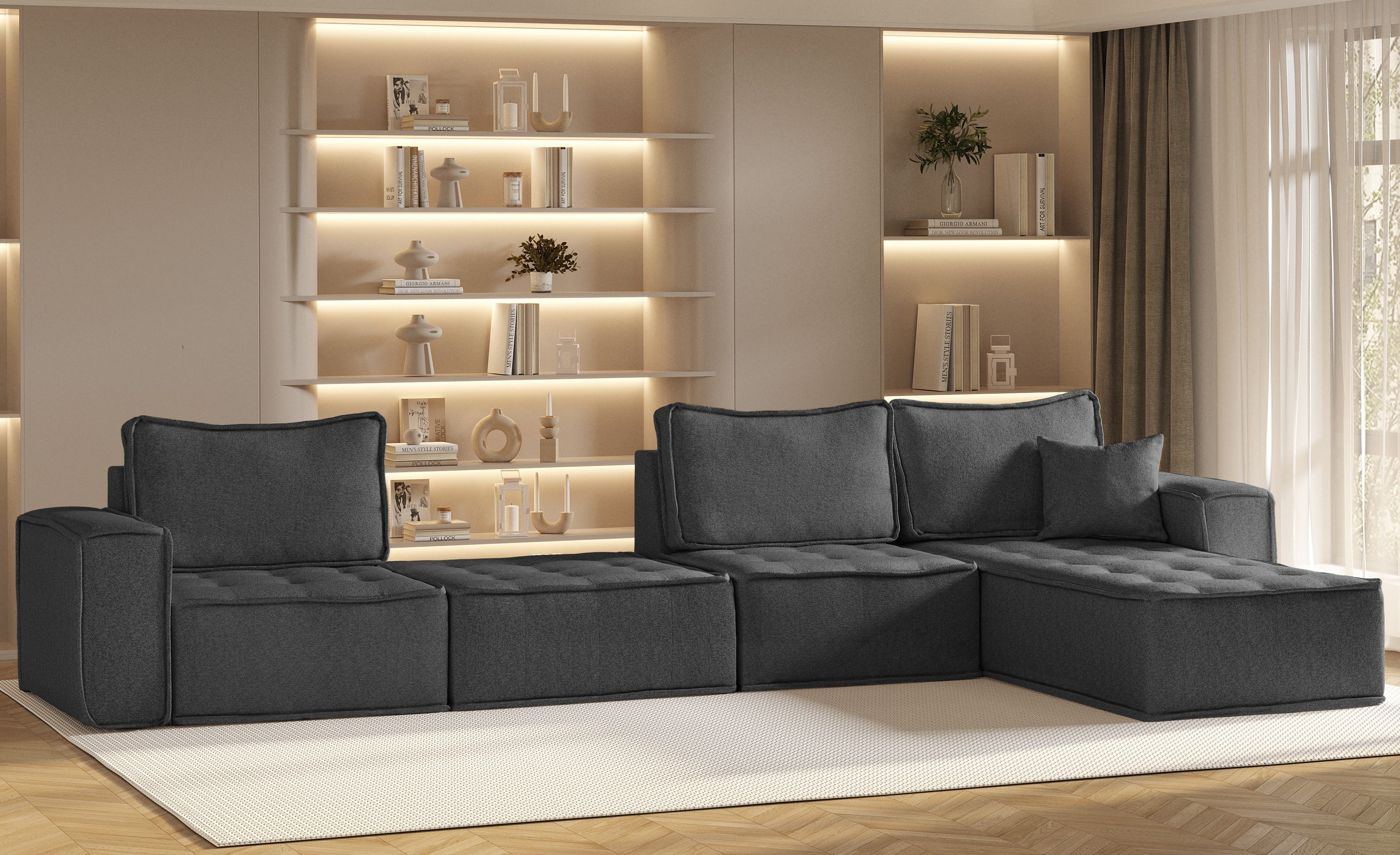 Kaiser Möbel Ecksofa Bohoo modulare Ecke günstig online kaufen