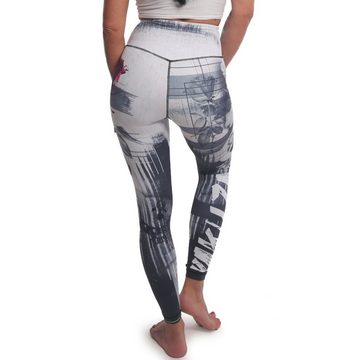 YAKUZA Leggings Diffuse mit mittelhohem Bund und integrierter Einschubtasche