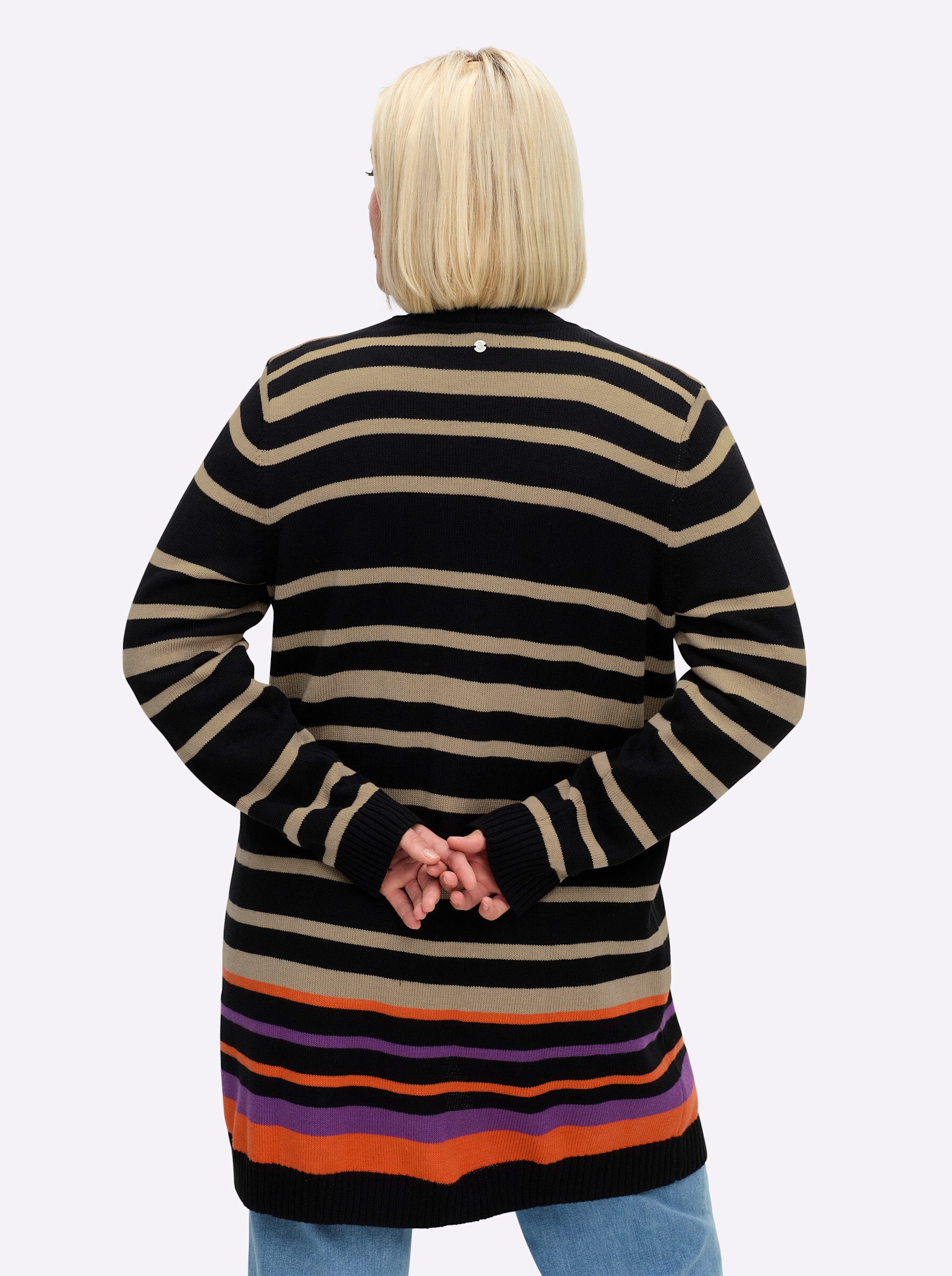 Sheego Strickjacke Longstrickjacke günstig online kaufen