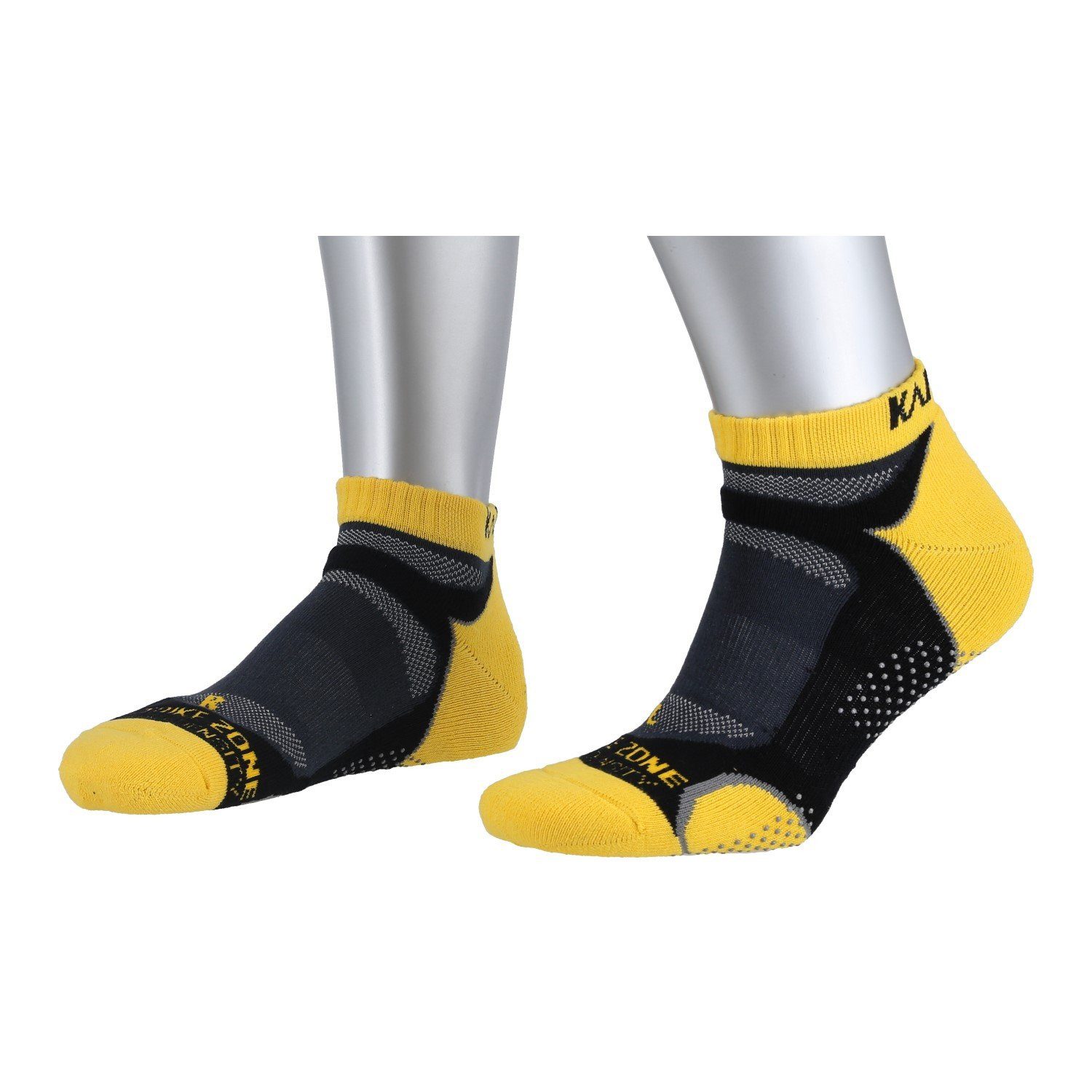 Karakal Socken Indoorsocke X4 Trainer schwarz/gelb - 1 Paar