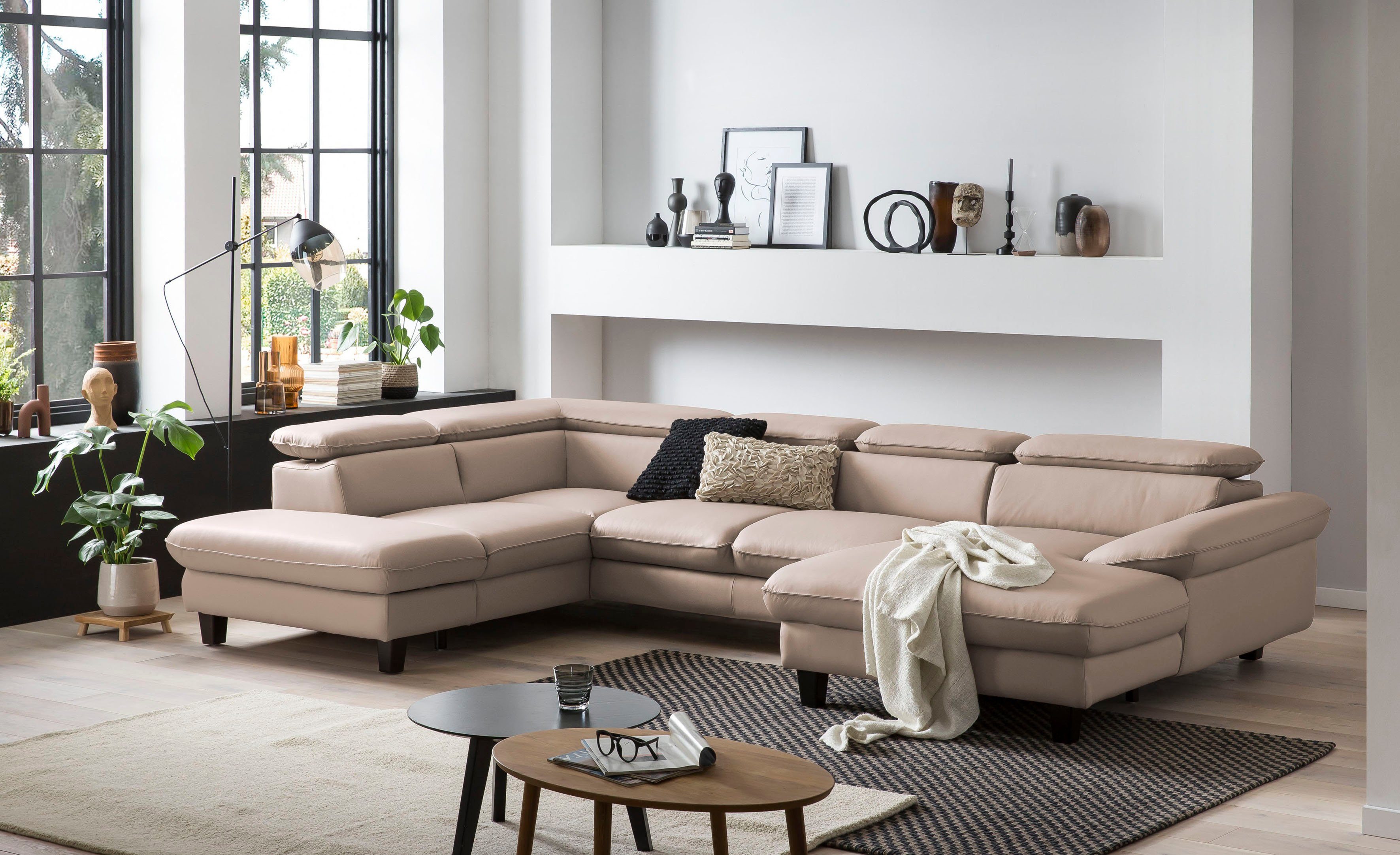 Home affaire Wohnlandschaft Pilot U-Form, mit günstig online kaufen