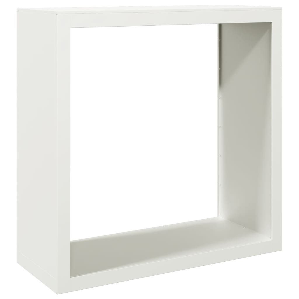vidaXL Kaminholzregal Brennholzregal Weiß 100x40x100 cm günstig online kaufen