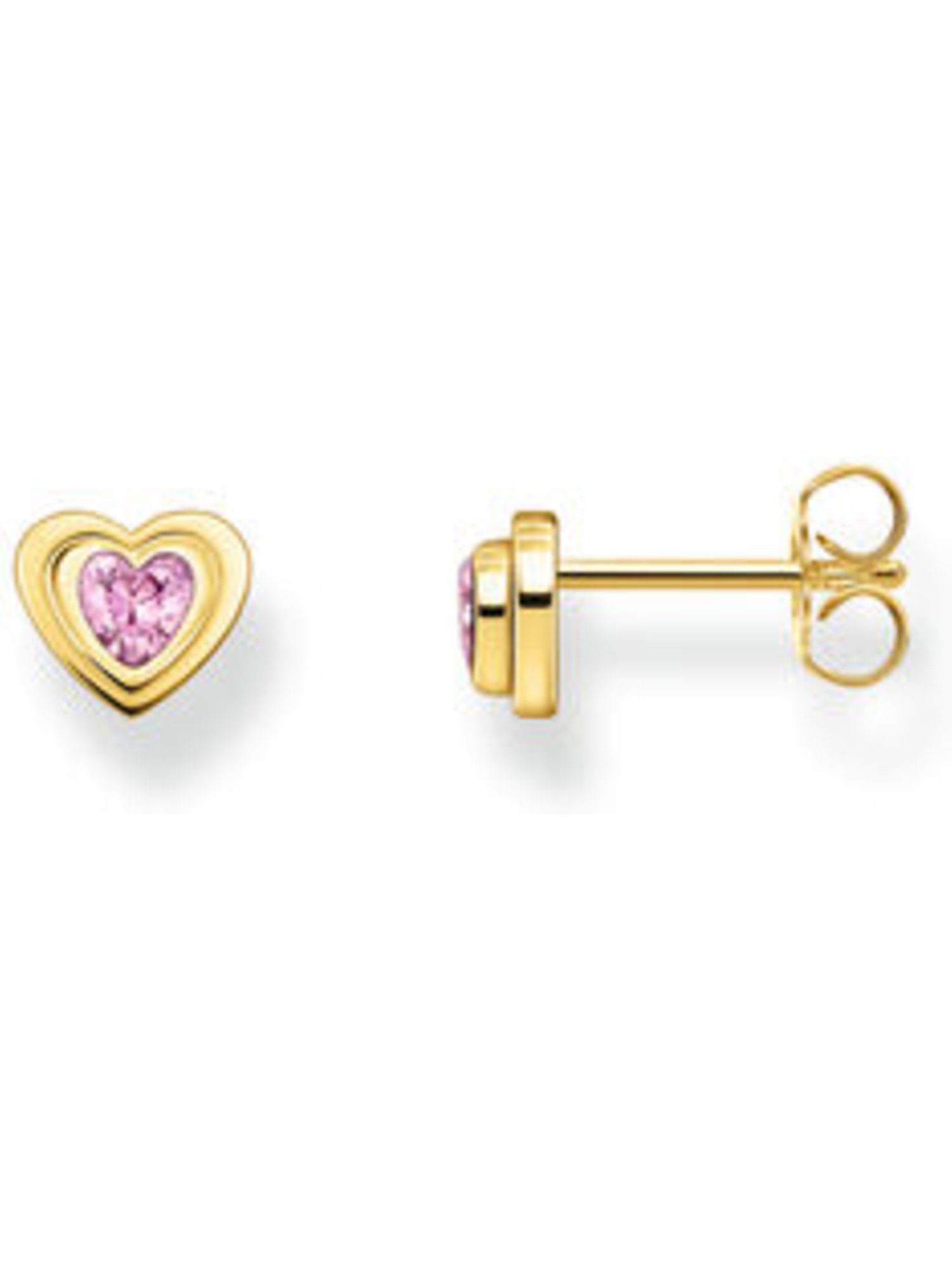 Paar Ohrstecker Thomas Sabo Damen-Ohrstecker 925er Silber Zirkonia