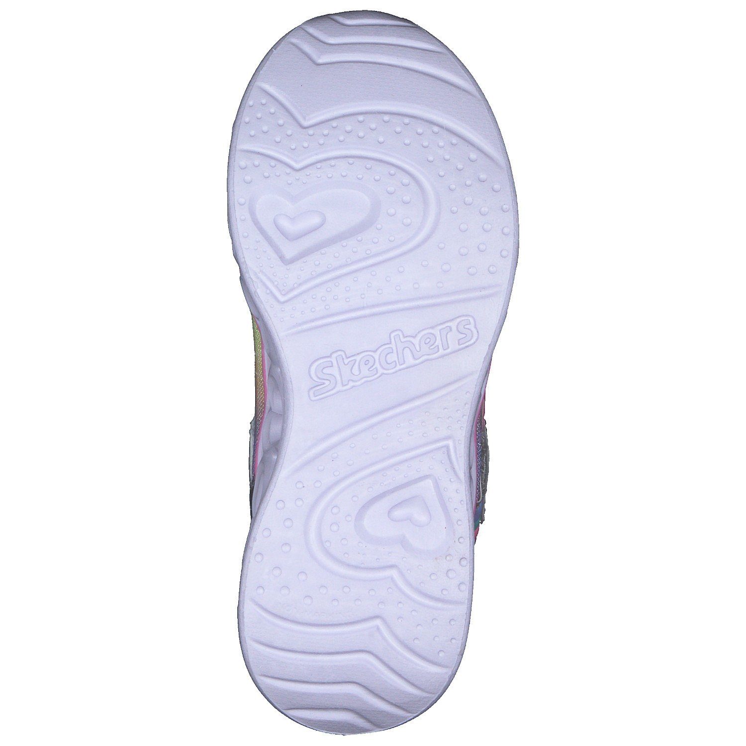 Skechers Skechers Heart Lights Rainbow Silber (20202910) Lux Sneaker 302308L
