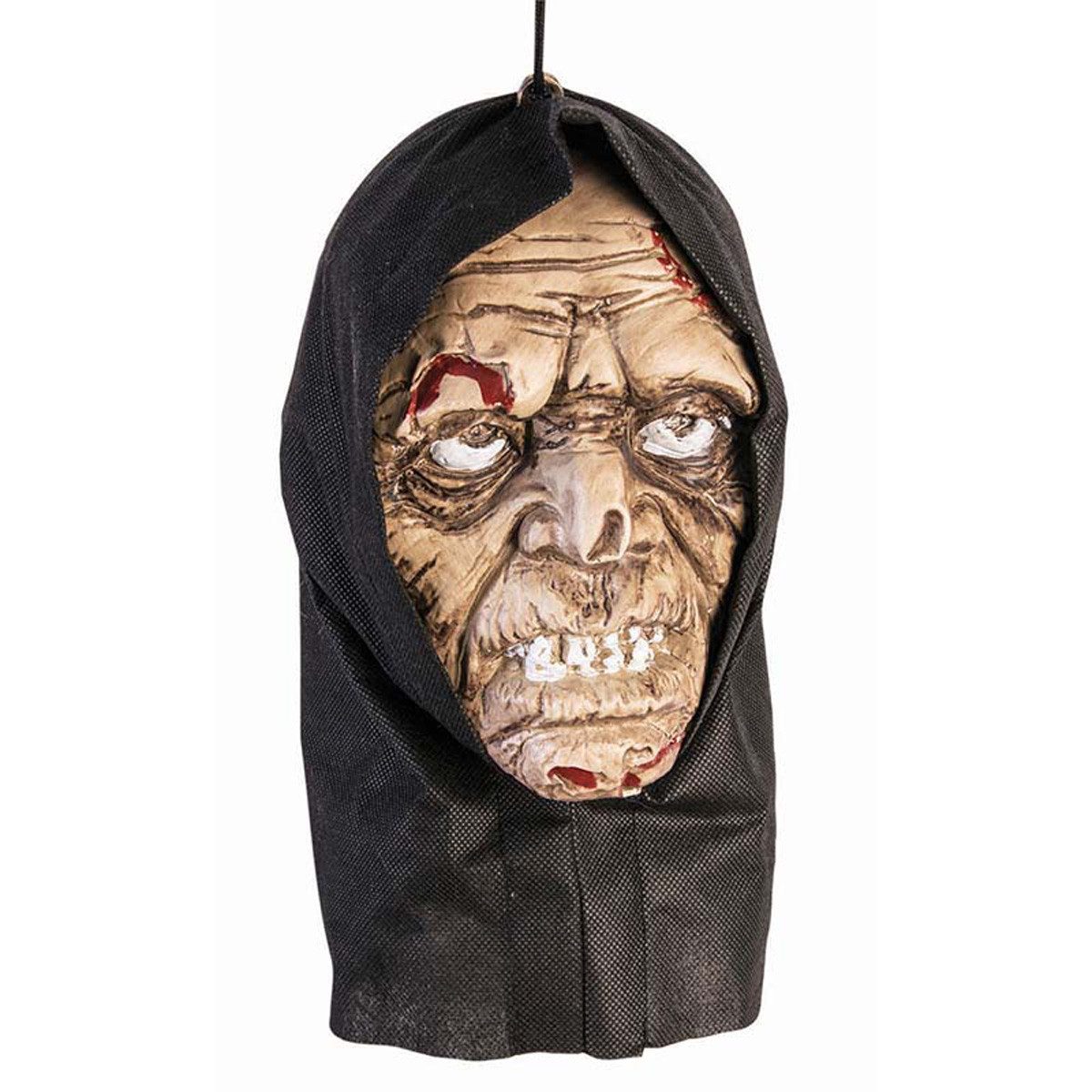 Rubies Niederlande b.v. Dekoobjekt Hängefigur Zombie Kopf Halloween Dekoration