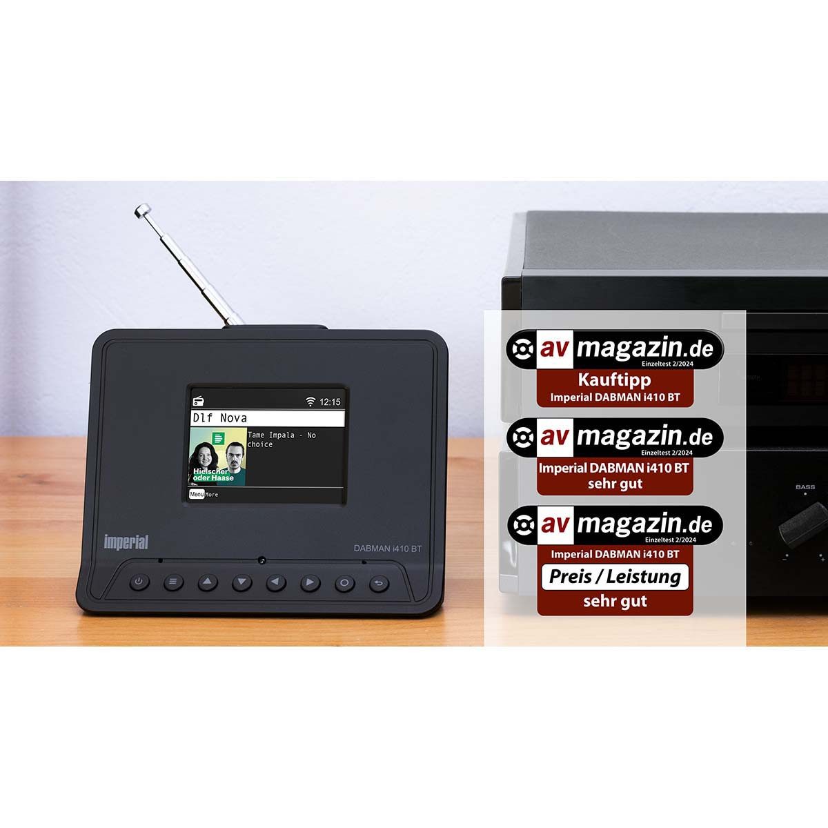 IMPERIAL 22-239-10 Radio (Internet Radio, 20 W, Bluetooth, DAB+ Digitalradio, Streaming, kompakte Bauweise)