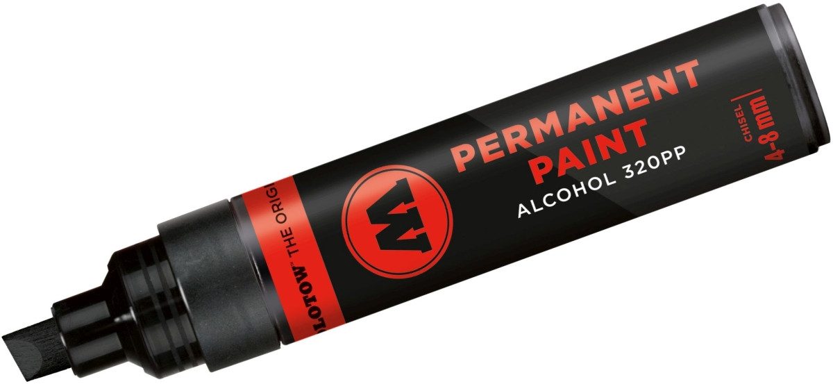 MOLOTOW Permanentmarker Marker 320PP nachfüllbar 4-8mm schwarz