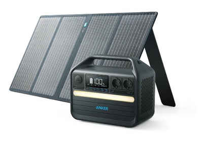 Anker Stromerzeuger »555 Powerstation mit 1 * 100W Solarpanel«, (1-tlg), 1024Wh LiFePO4 Batterien, 1000W tragbare Solargenerator
