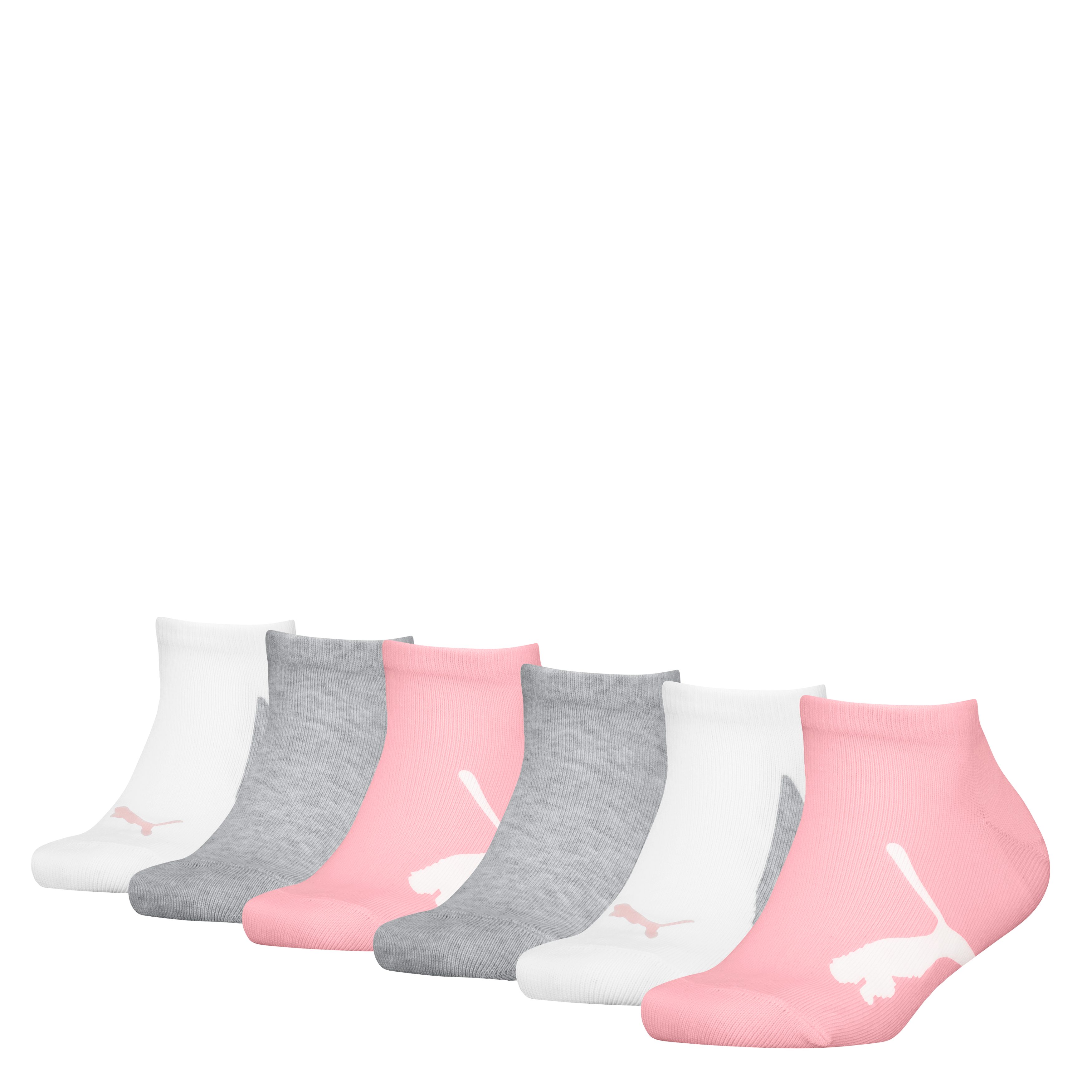 PUMA Sneakersocken PUMA KIDS BWT SNEAKER 6P ECOM (6er-Pack) mit verstärkten Nähten