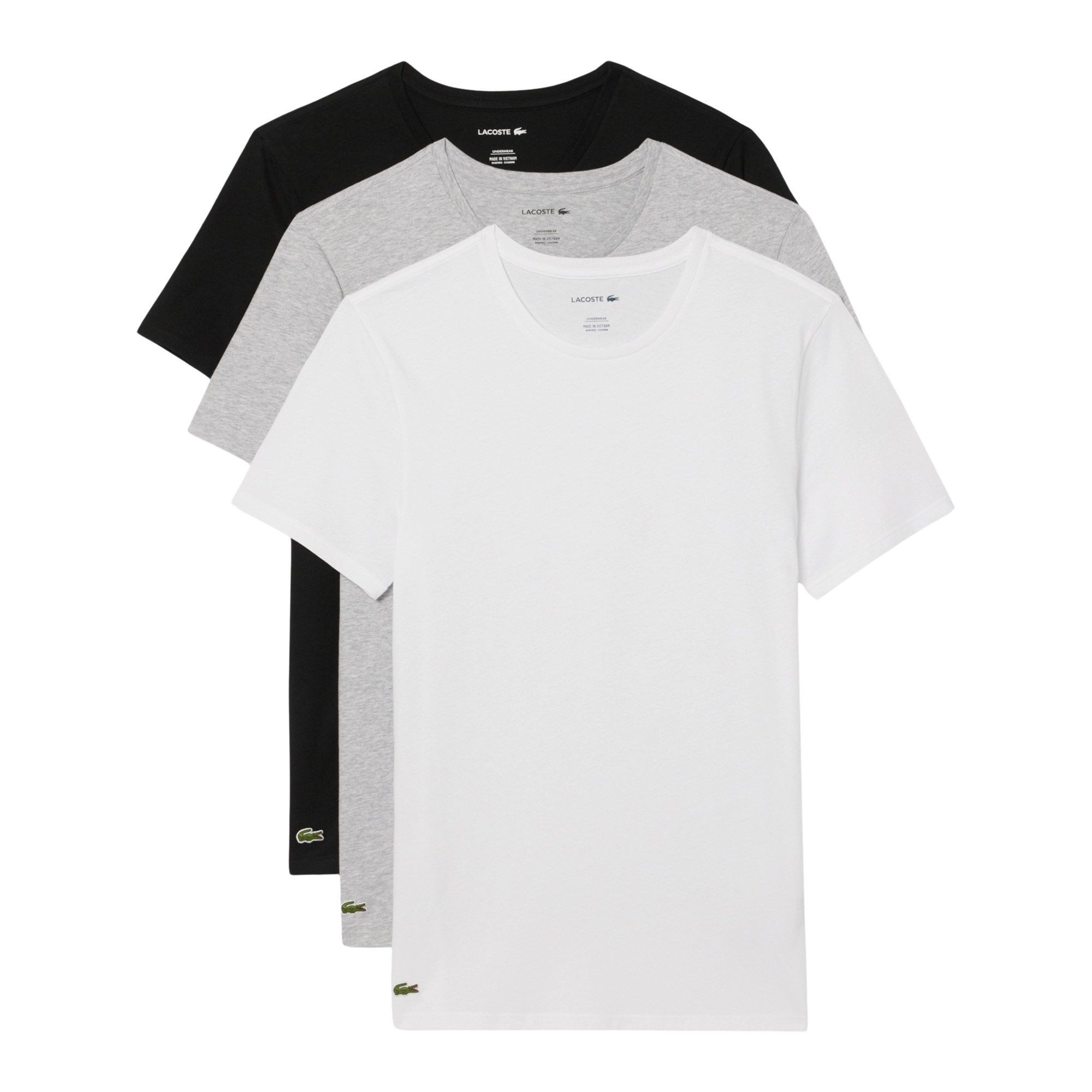 Lacoste Funktionsshirt Herren Lounge Shirt 3er günstig online kaufen