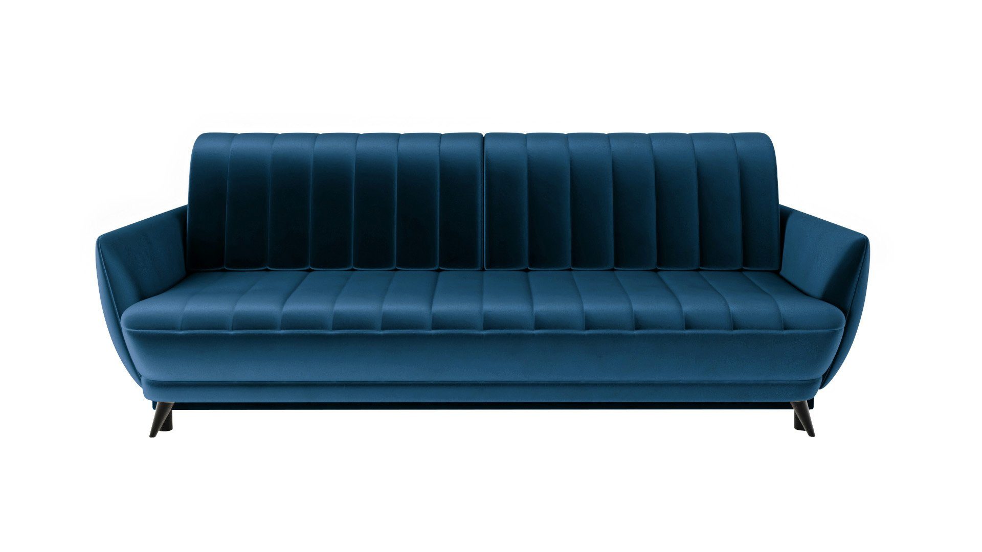 Siblo 3-Sitzer Dreisitziges Elegantes Sofa Rolo 3 - bequemes Sofa - 3-Sitzer Sofa - modernes Wohnzimmer Blau