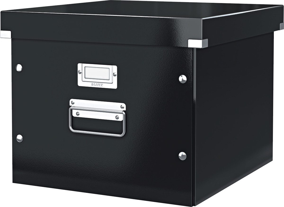 Aufbewahrungsbox Hängemappenbox Click & Store schwarz