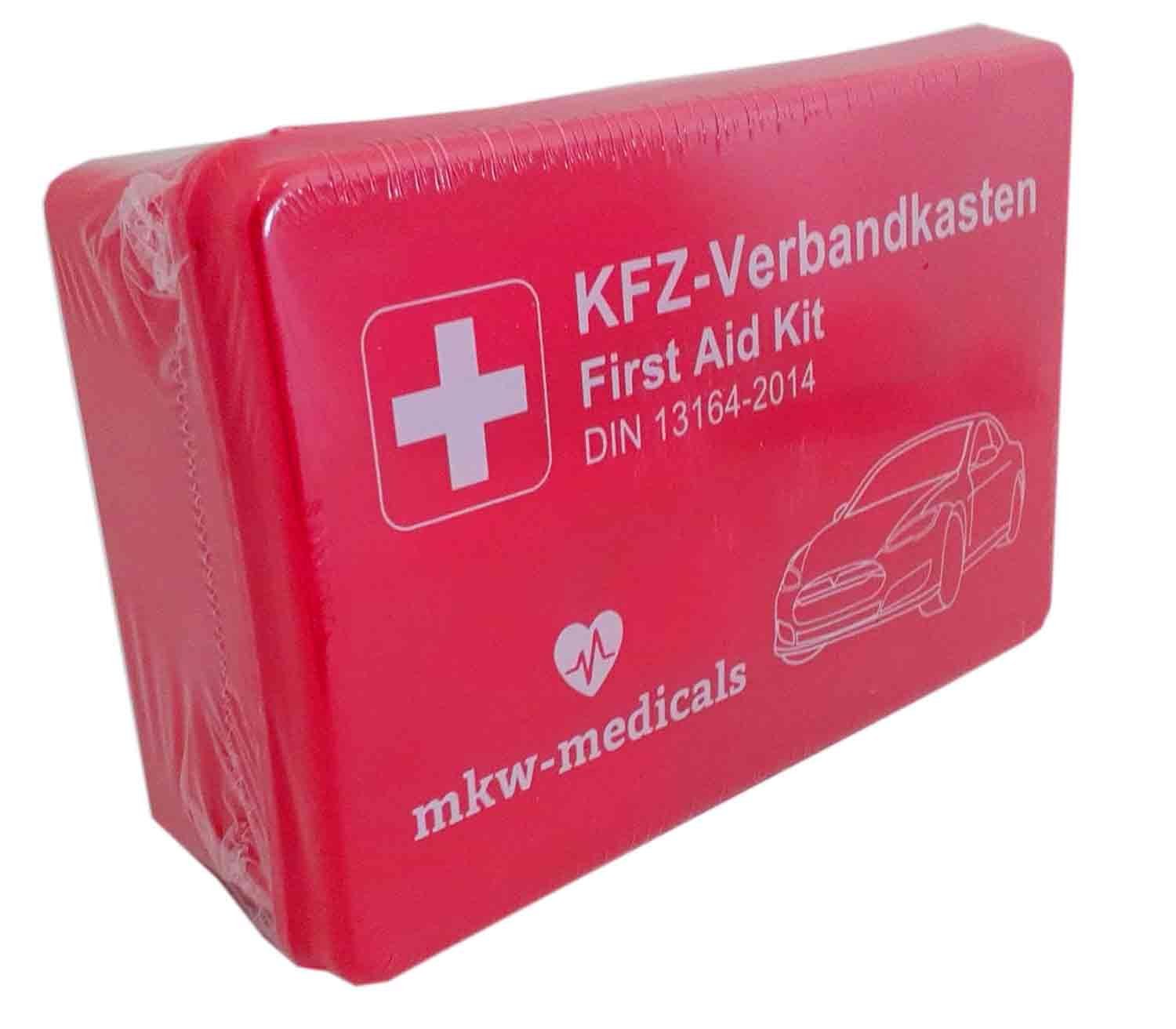 Kingsale Erste-Hilfe-Set KFZ Verbandskasten nach DIN 13164-2014 Erste Hilfe Kit