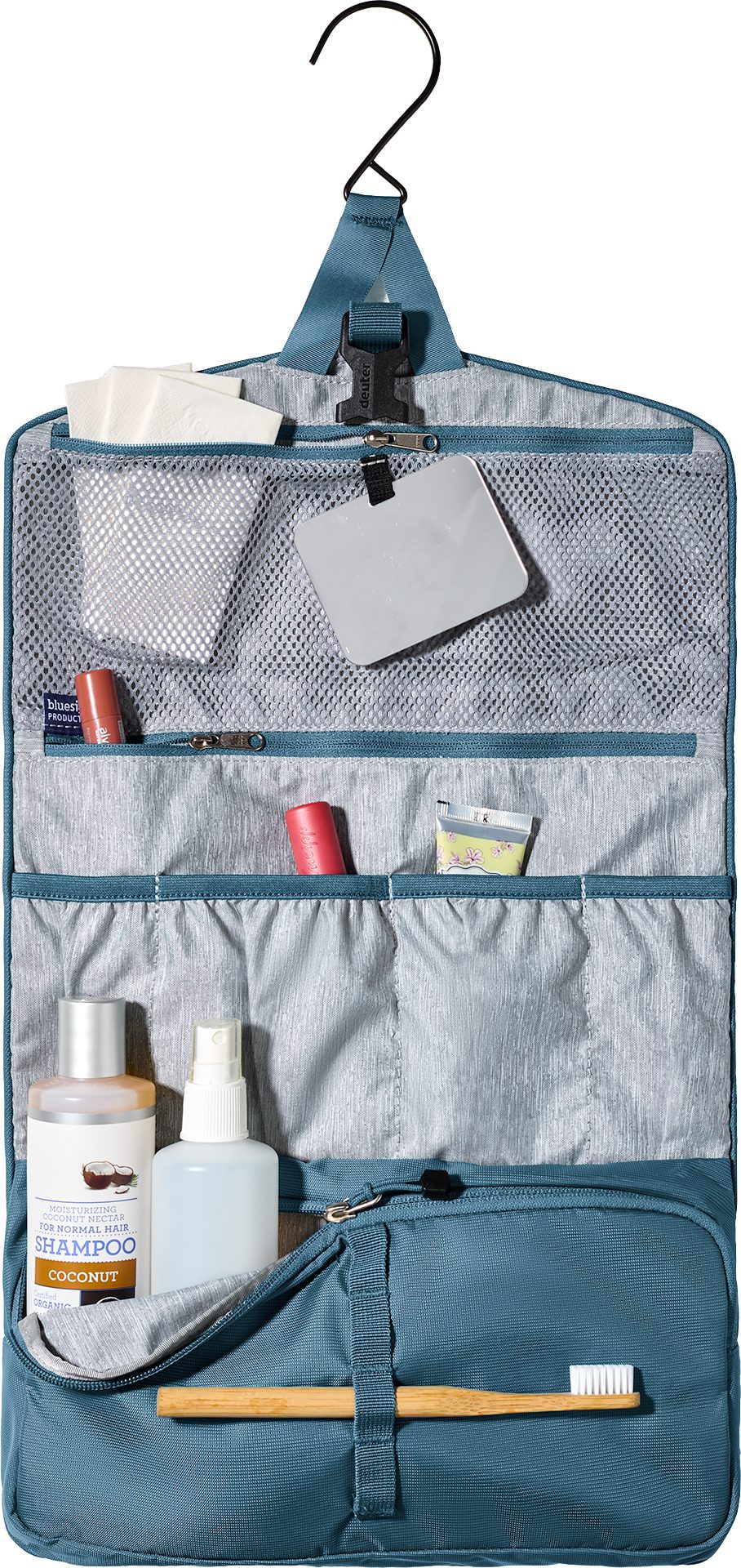 deuter Kulturbeutel WASH BAG II, mit verstaubarem Haken zum Aufhängen