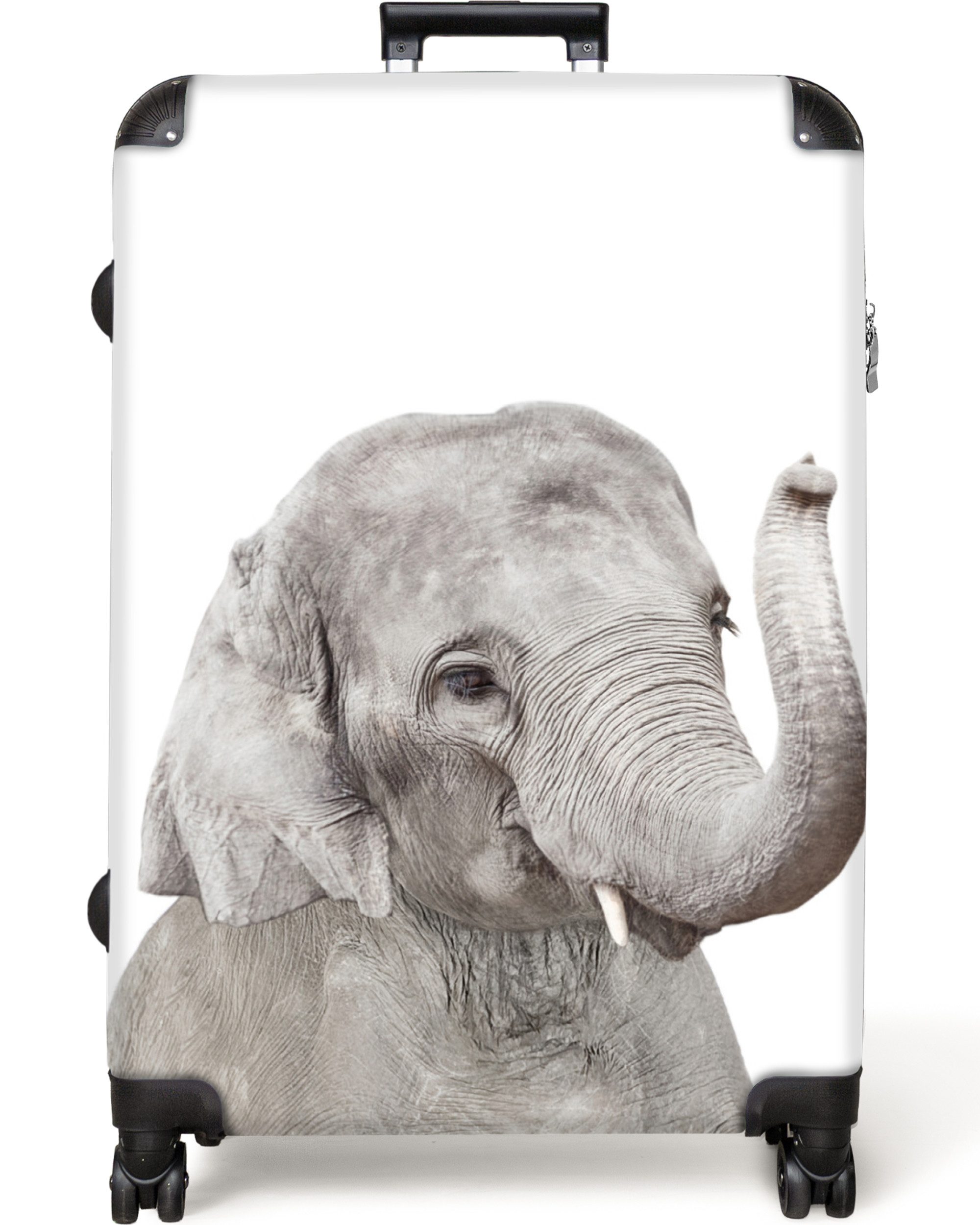 NoBoringSuitcases.com© Hartschalen-Trolley Elefant - Tiere - günstig online kaufen