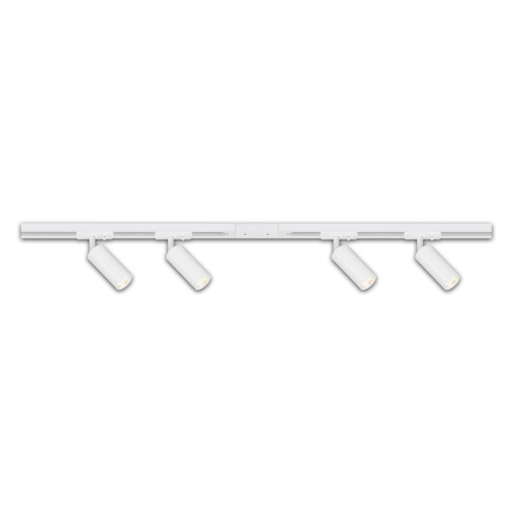 Briloner Leuchten LED Deckenleuchte 8017046B, LED fest integriert, 2700K - Extra-Warmweiß, Schienensystem Rail 1,5 m Weiß 4,5W Decke Wohnzimmer Büro Küche Flur