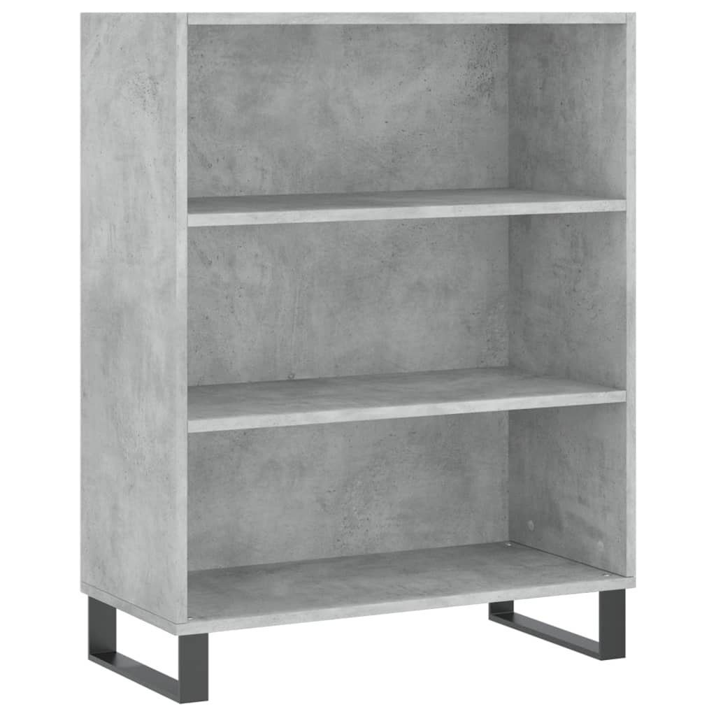 vidaXL Standregal Regalschrank Betongrau 69,5x32,5x90 cm günstig online kaufen