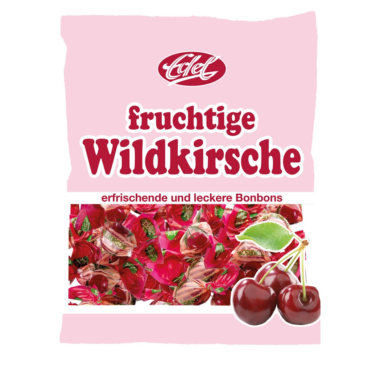 Edel Süßigkeit, Edel Wildkirsche fruchtig erfrischende Bonbons einzeln gewickelt 120g