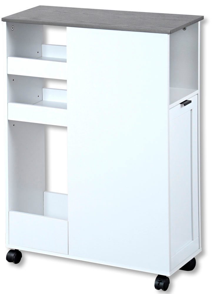 KESPER® Küchenwagen Nischenregal, weiß, FSC günstig online kaufen