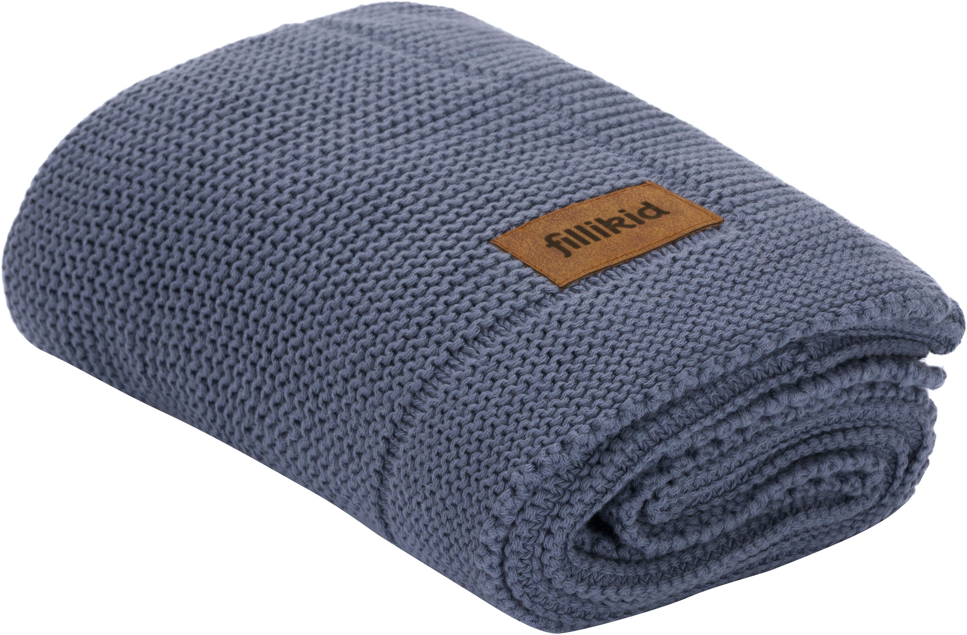 Babydecke Strick 80x100 cm, Fillikid