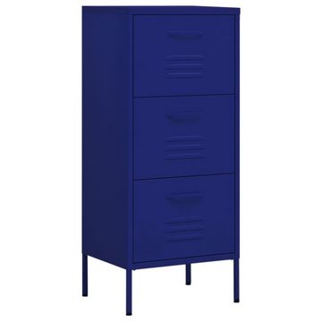 vidaXL Fächerschrank Lagerschrank Marineblau 42,5x35x101,5 cm Stahl (1-St)