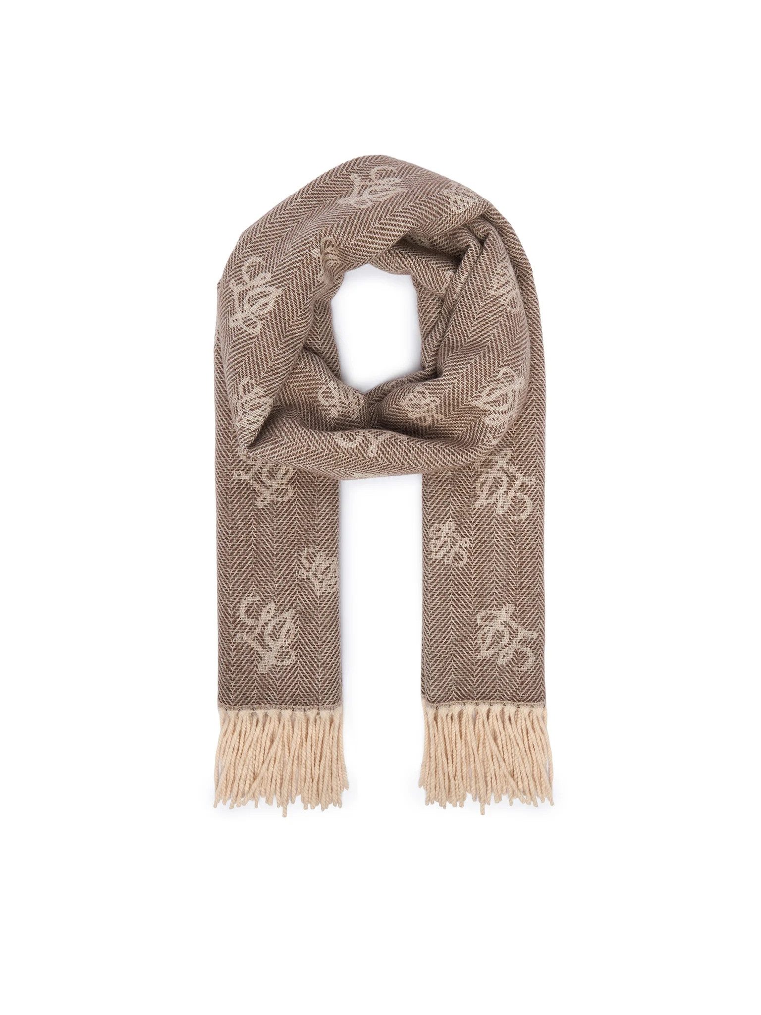 Liu Jo XXL-Schal - Eleganter Liu Jo Damenschal als Stola mit Jacquardmuster