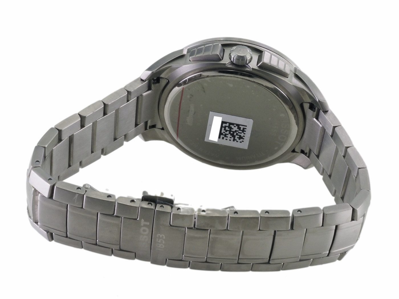 Tissot Quarzuhr Tissot Herren Quarz Uhr Titanium Chronograph T0694174404100, (Silber)
