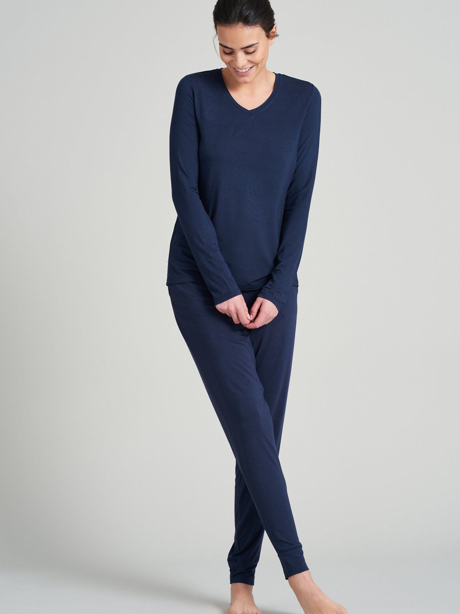 Schiesser Pyjamaoberteil Mix Relax (1-tlg) günstig online kaufen