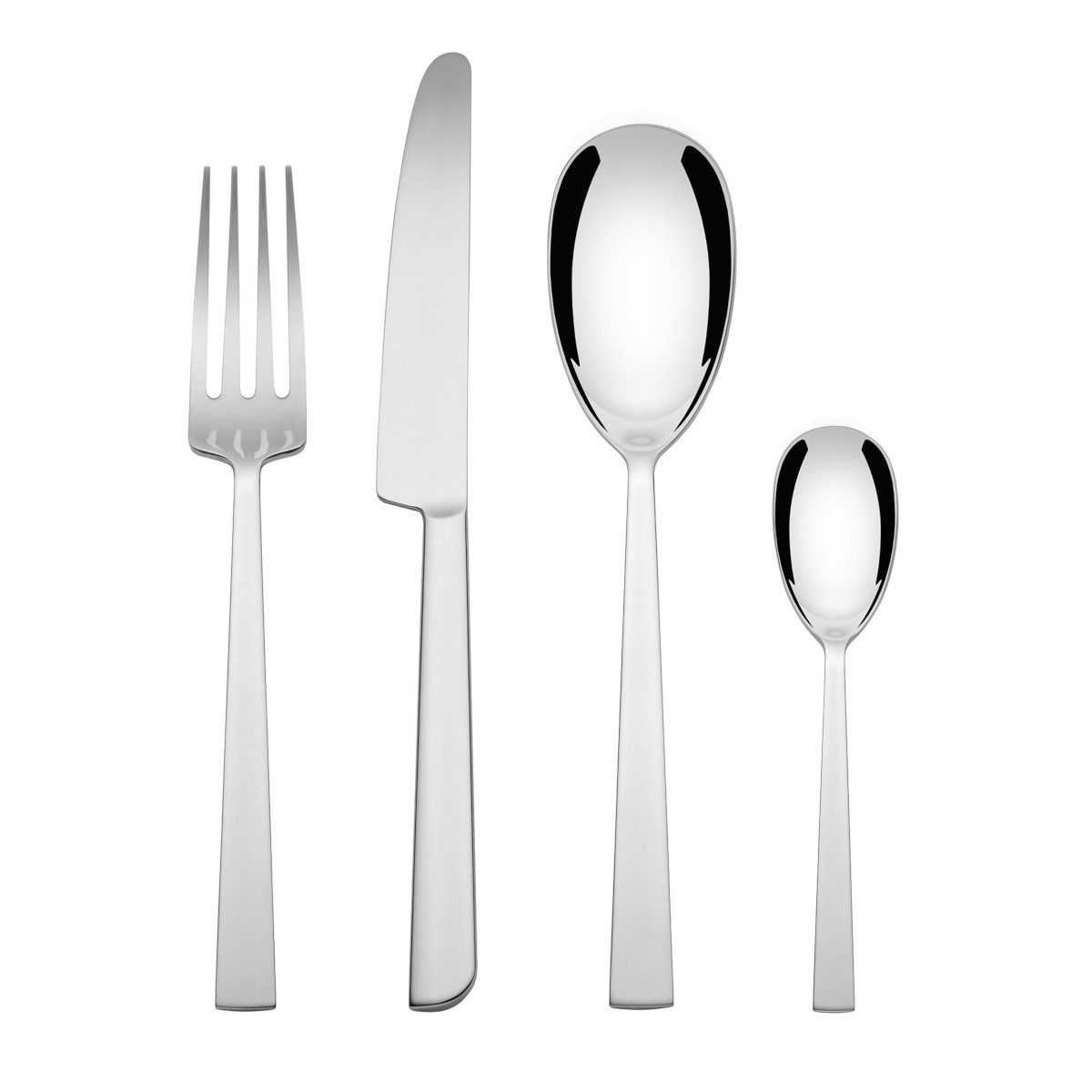 Alessi Besteck-Set Besteckset ASTA 24tlg, Edelstahl 18/10 glänzend poliert