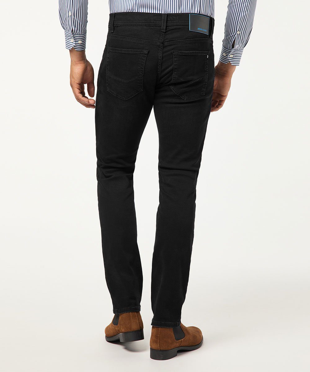 Denim 5-Pocket-Jeans Pierre Black Futureflex Cardin Denim Lyon Stretch Tapered