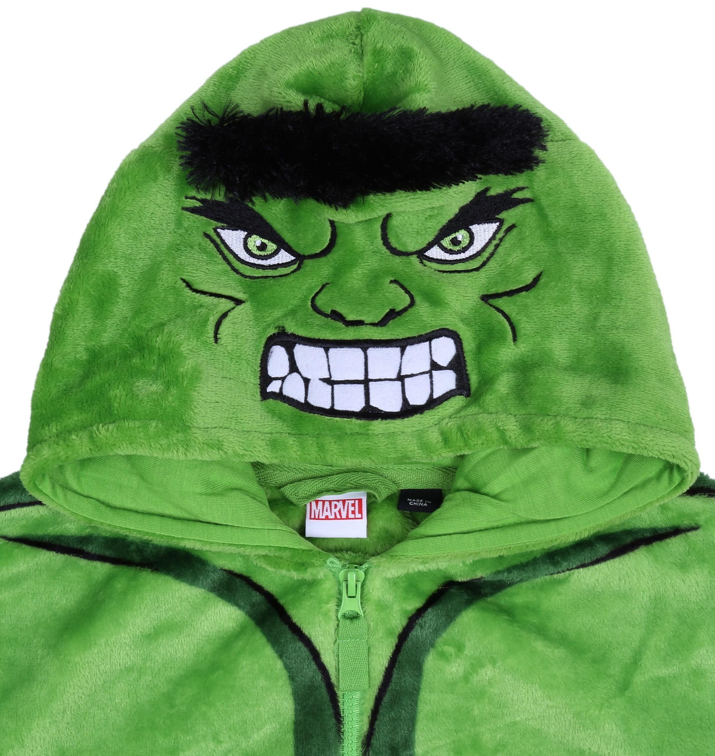 MARVEL Pyjama Grün-violettes, einteiliges Pyjama HULK Marvel XS-S