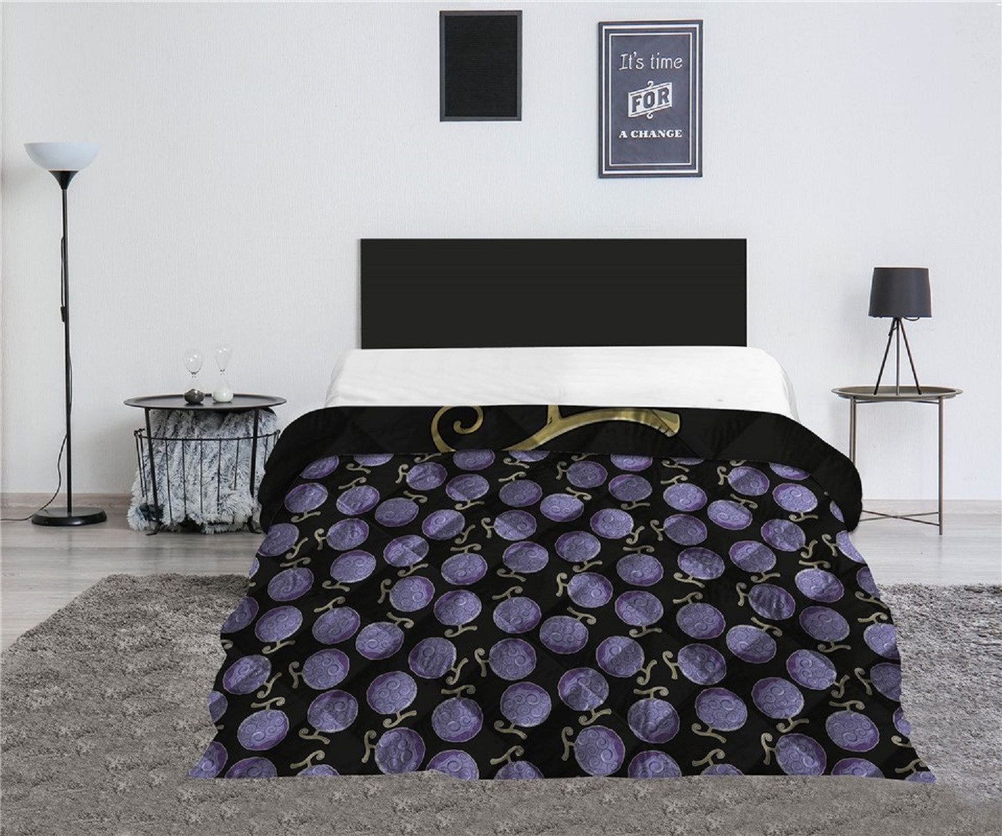 Wohndecke Decke – 240x220 cm, 100% Polyester, 250g Füllung, One Piece Anime