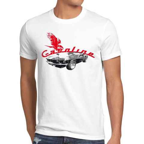 style3 Print-Shirt Herren T-Shirt Muscle Car auto gas death mustang motor ford rocker camaro ps usa