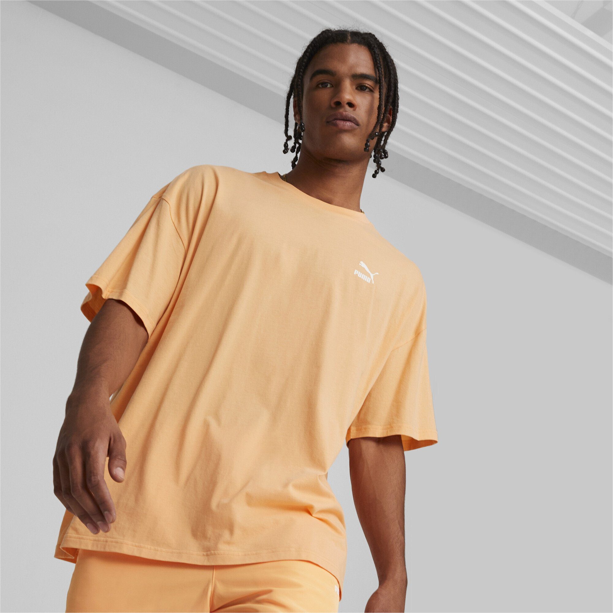 Classics T-Shirt Orange Herren PUMA Peach Oversized T-Shirt